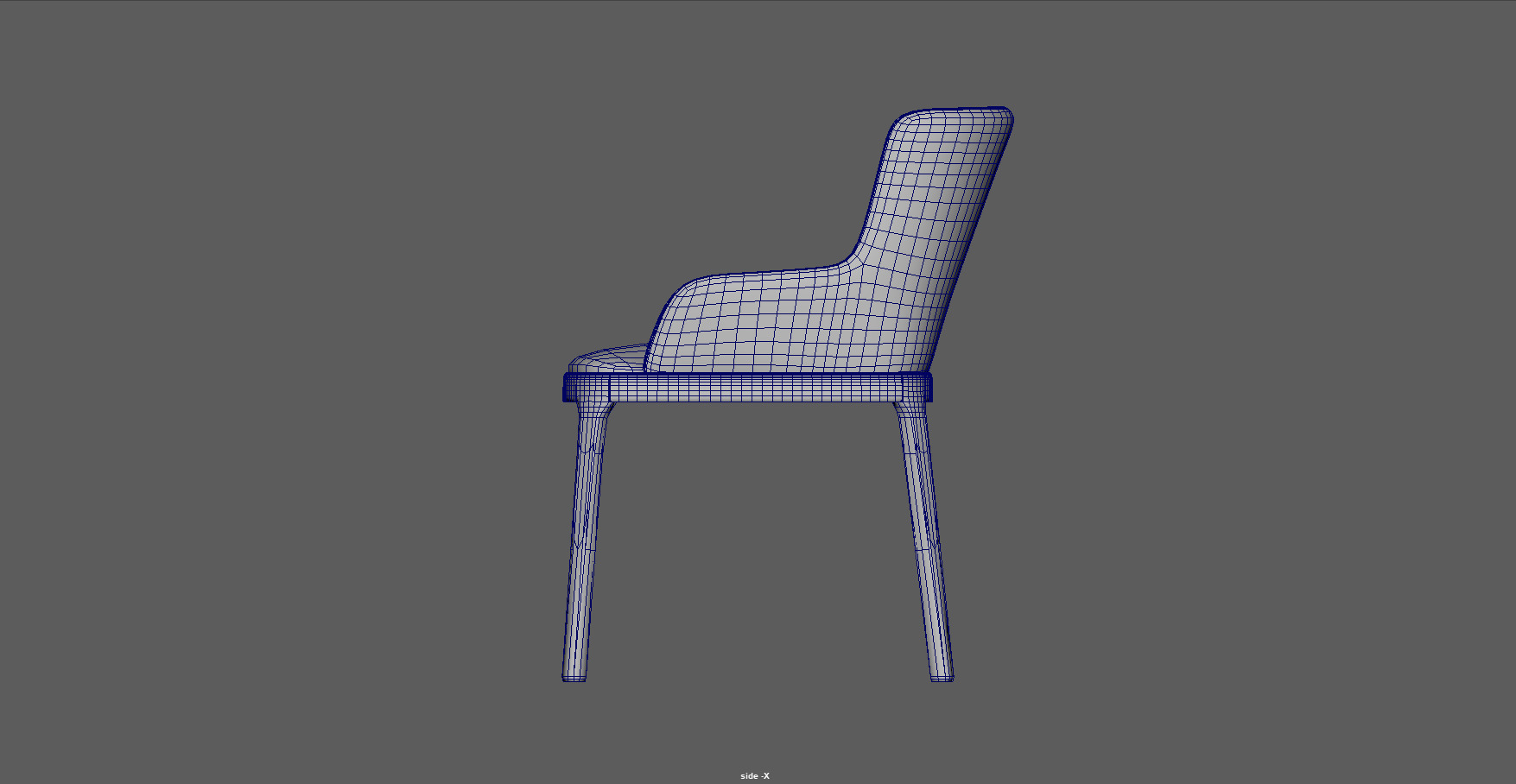 Modern Upholstered Dining Chair 3D Model Low-poly 3D model_14
