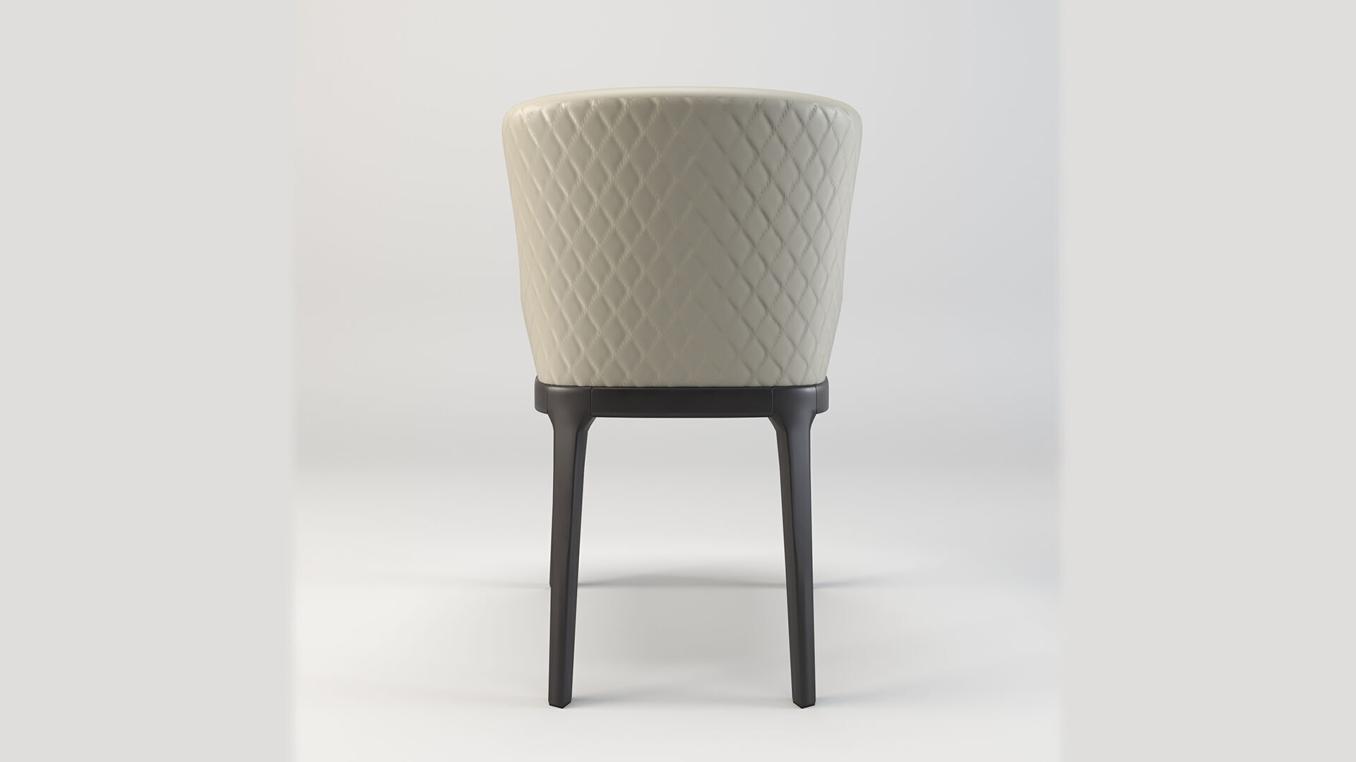 Modern Upholstered Dining Chair 3D Model Low-poly 3D model_4