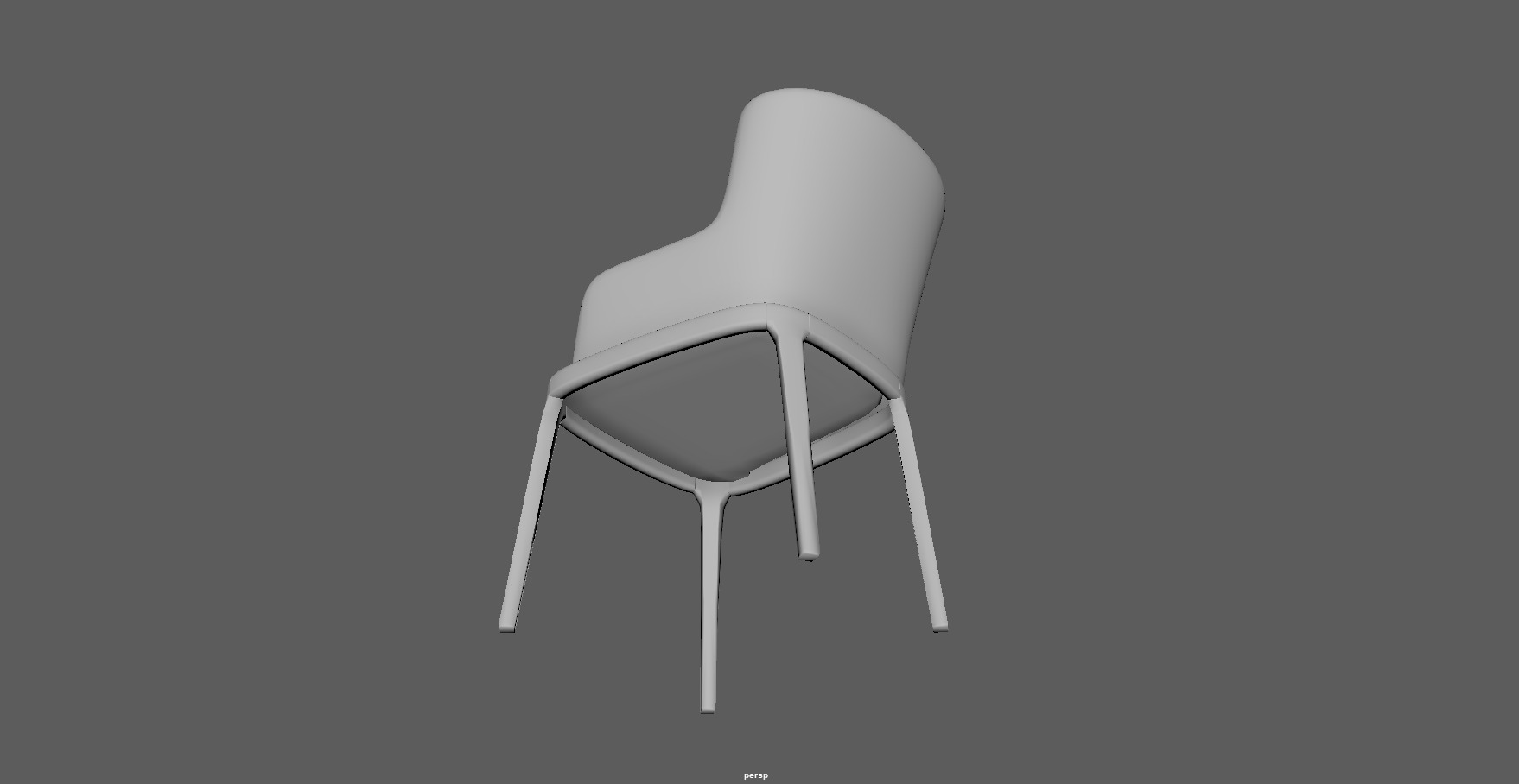 Modern Upholstered Dining Chair 3D Model Low-poly 3D model_17