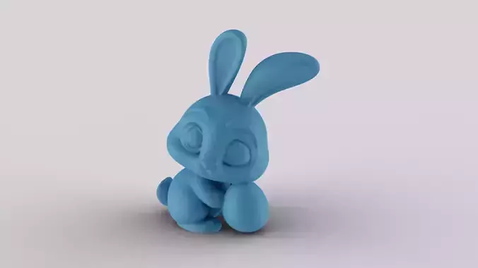 Cute Easter Rabbit Sculpture Toy