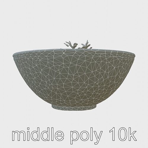 Vietnamese Pho Noodle Soup 3D model pack Low-poly 3D model 7