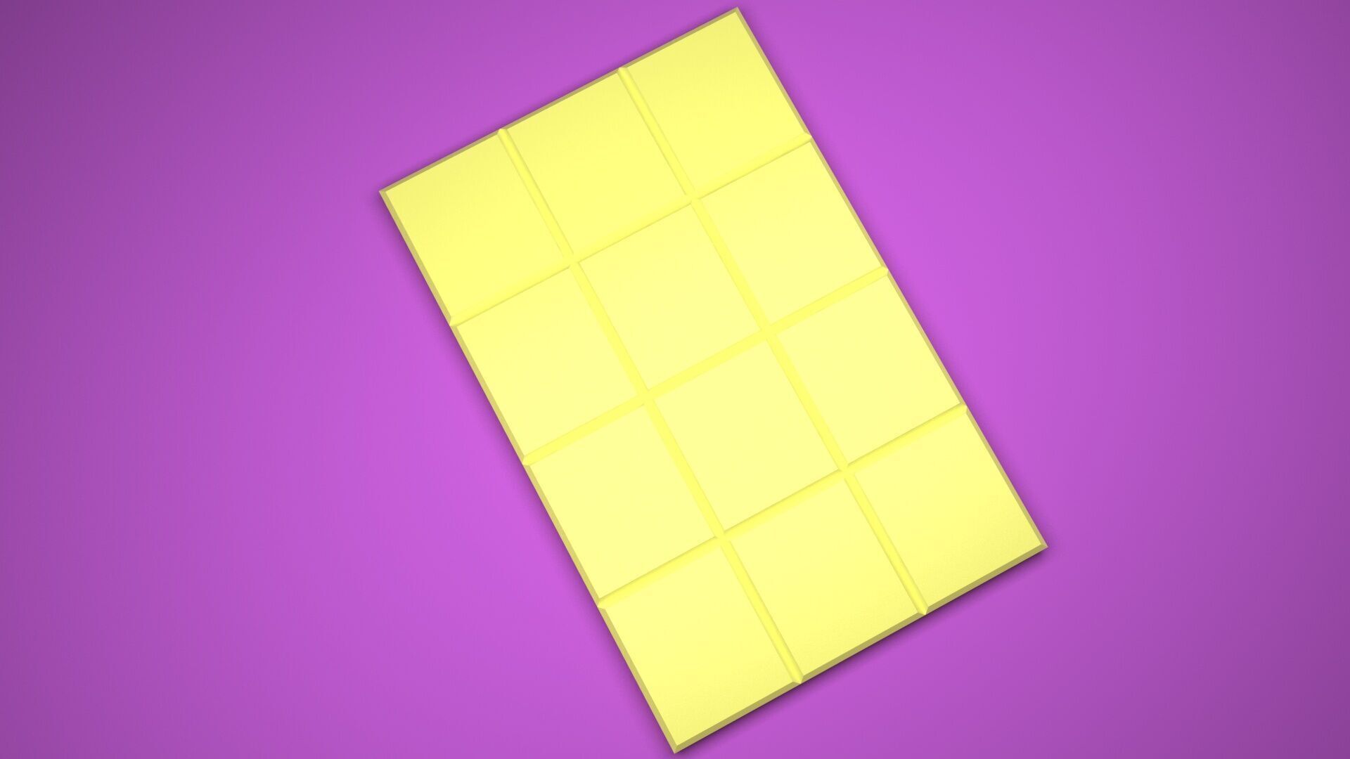 Yellow Chocolate 3D model_23