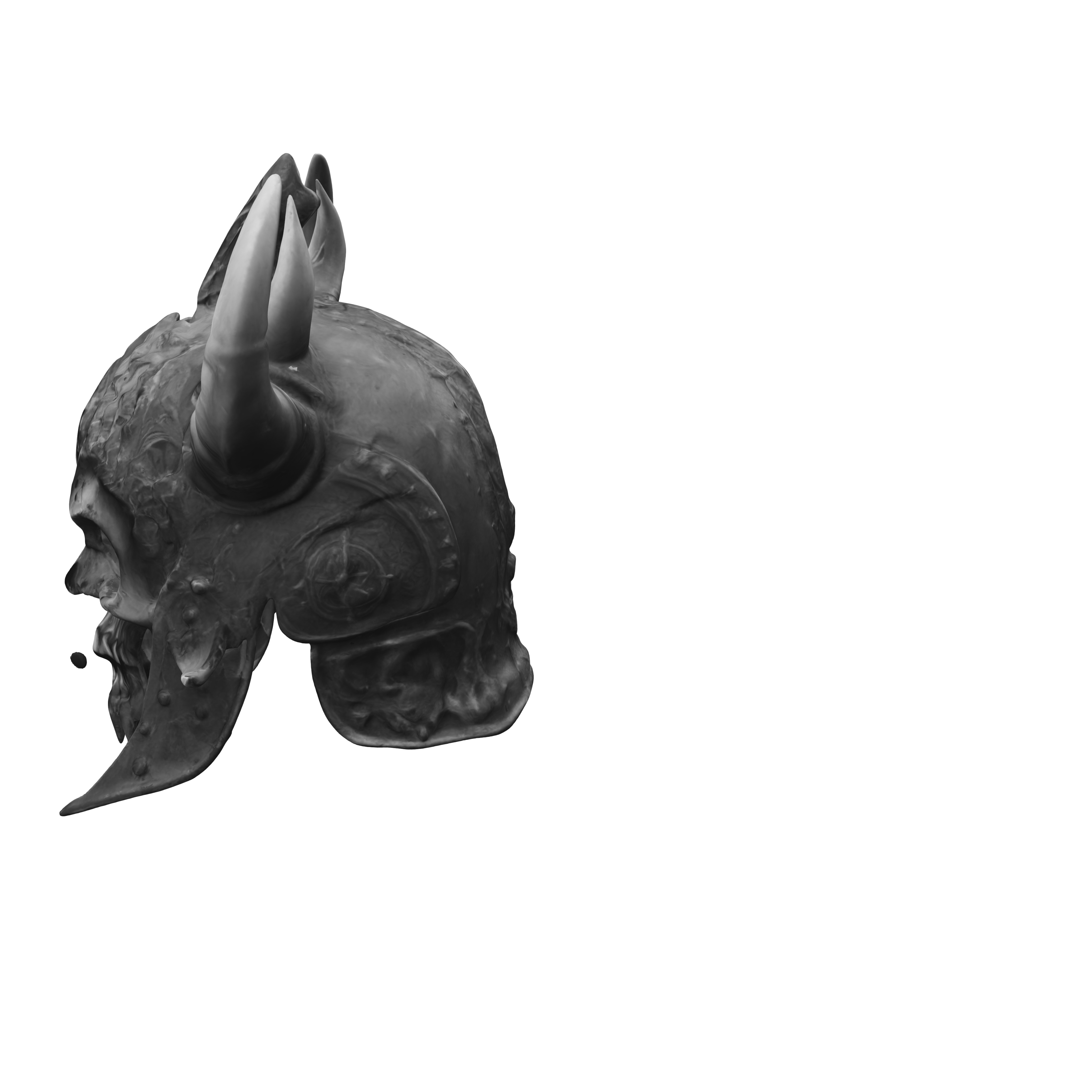 Demonic Skull 3D model_2