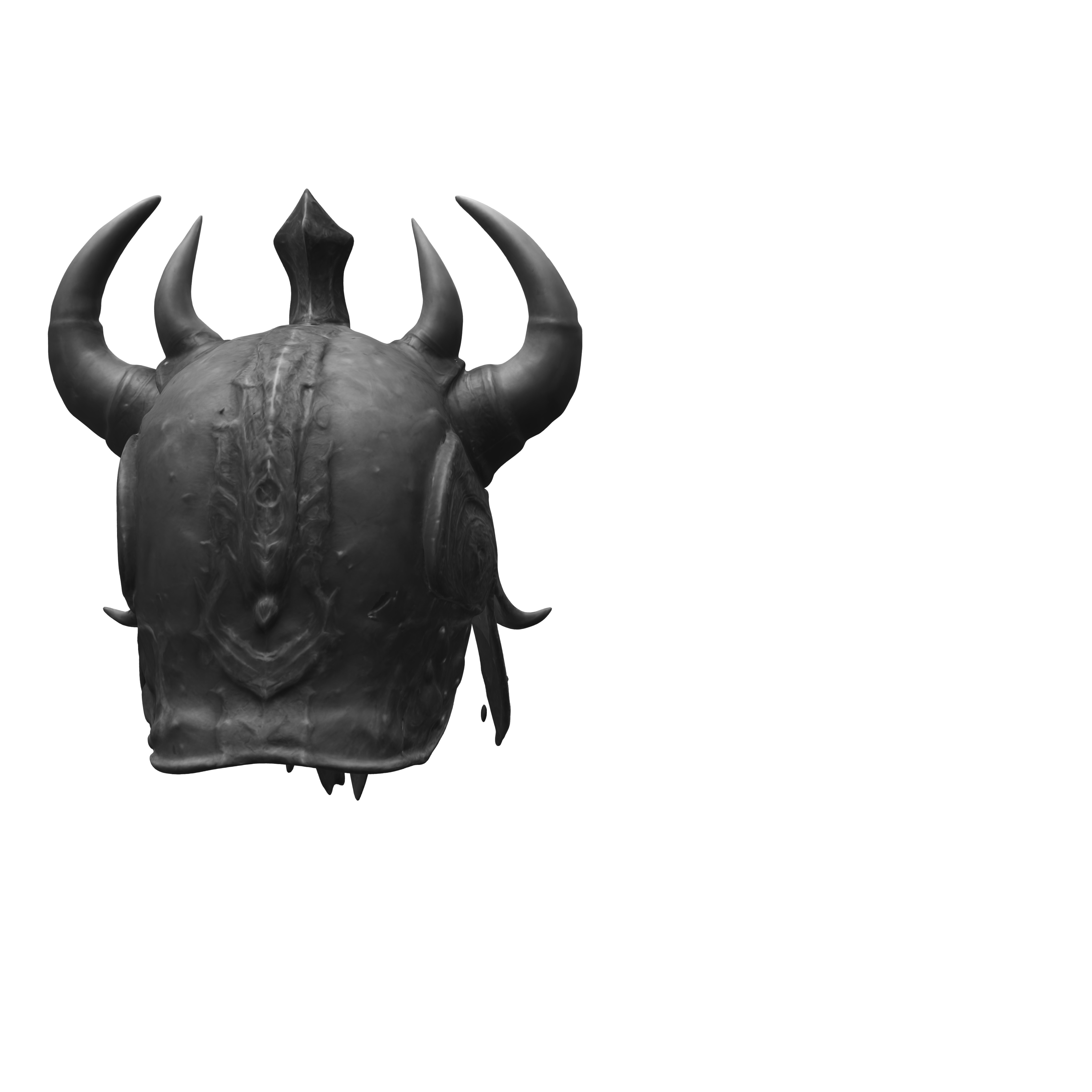 Demonic Skull 3D model_3