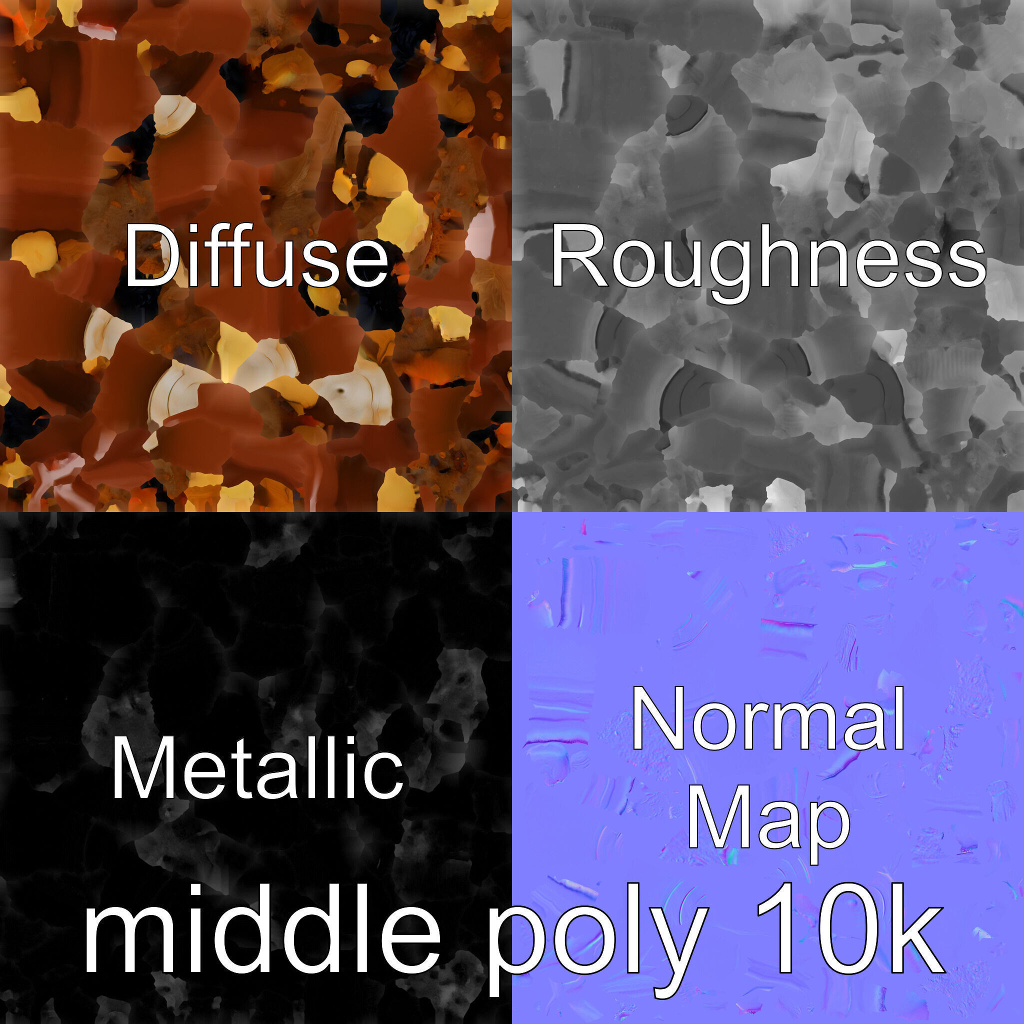 Moroccan Tagine Cooked Lamb Model Pack Low-poly 3D model_28