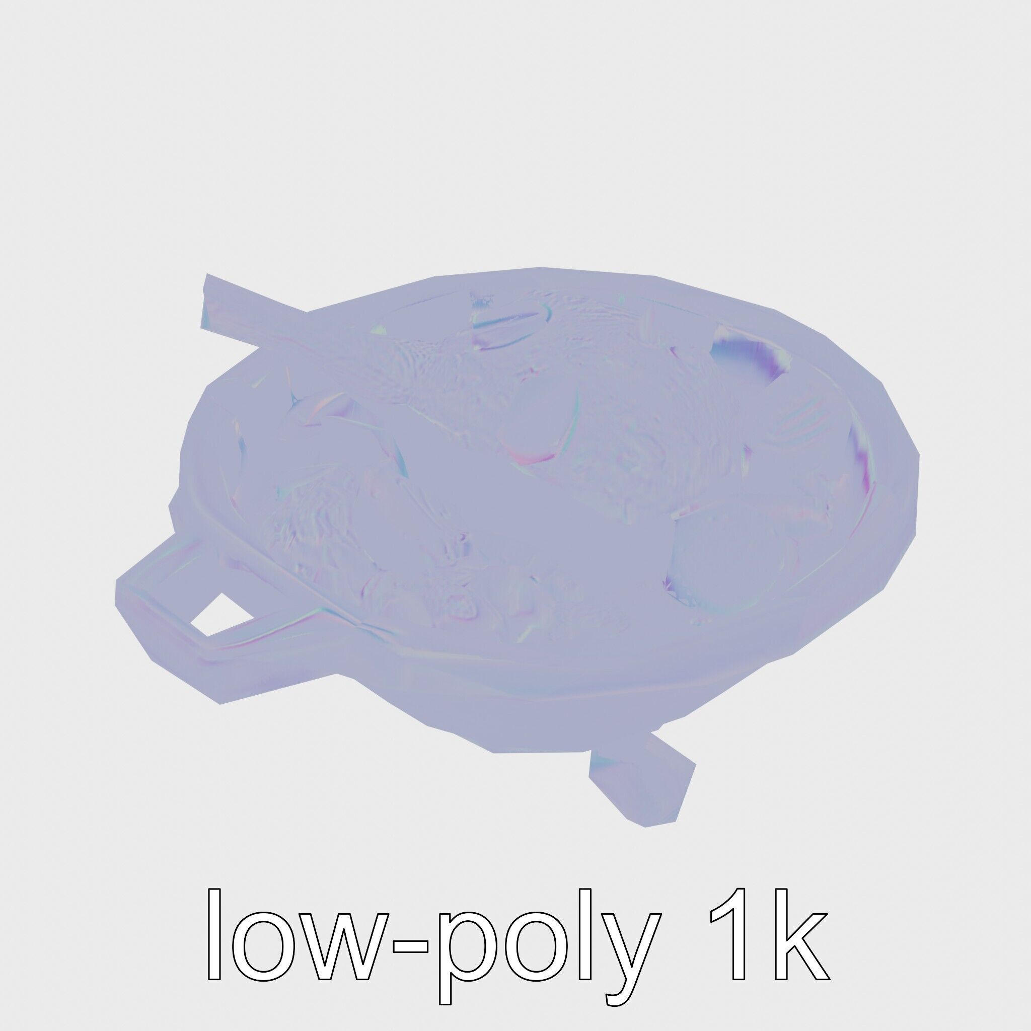 Moroccan Tagine Cooked Lamb Model Pack Low-poly 3D model_21