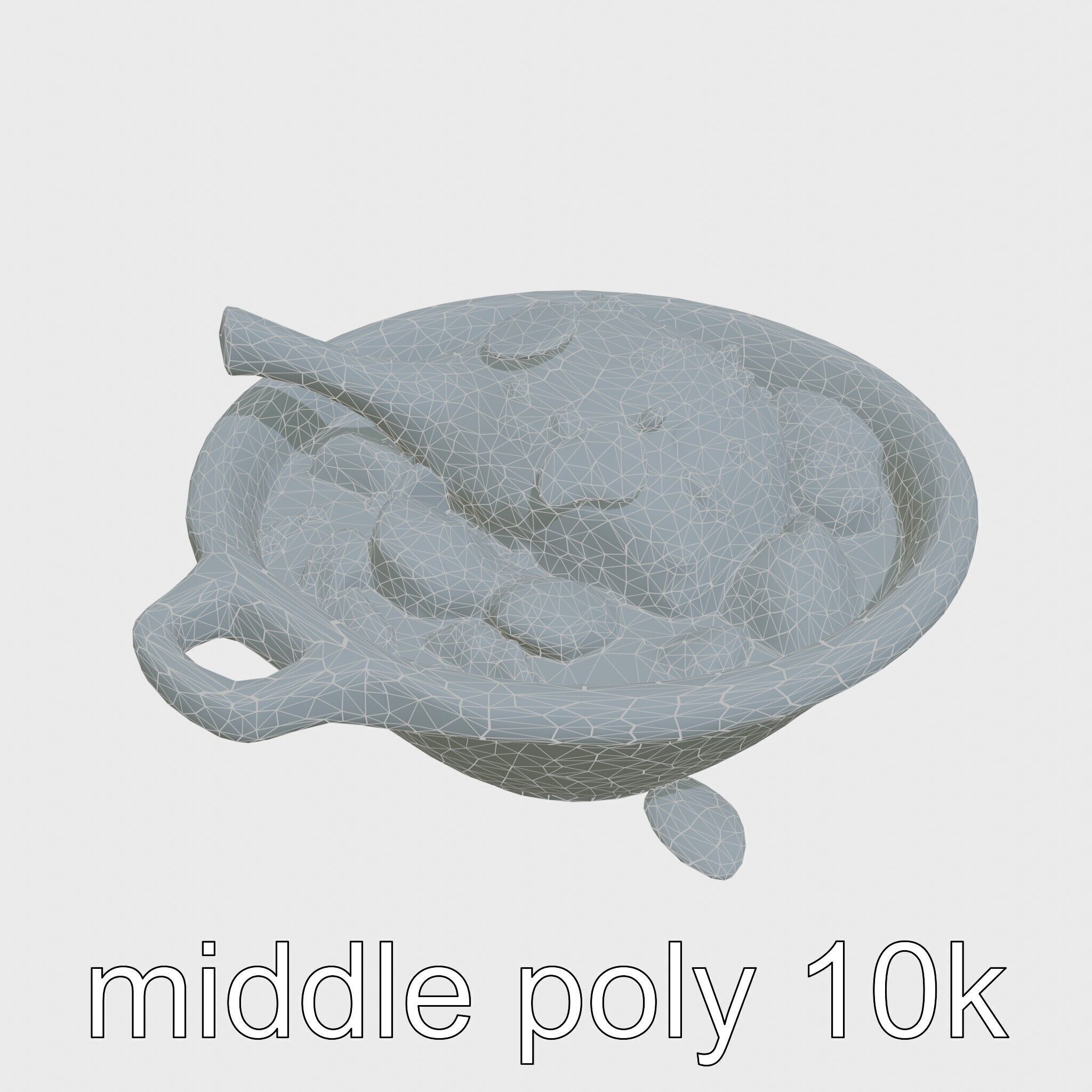 Moroccan Tagine Cooked Lamb Model Pack Low-poly 3D model_23