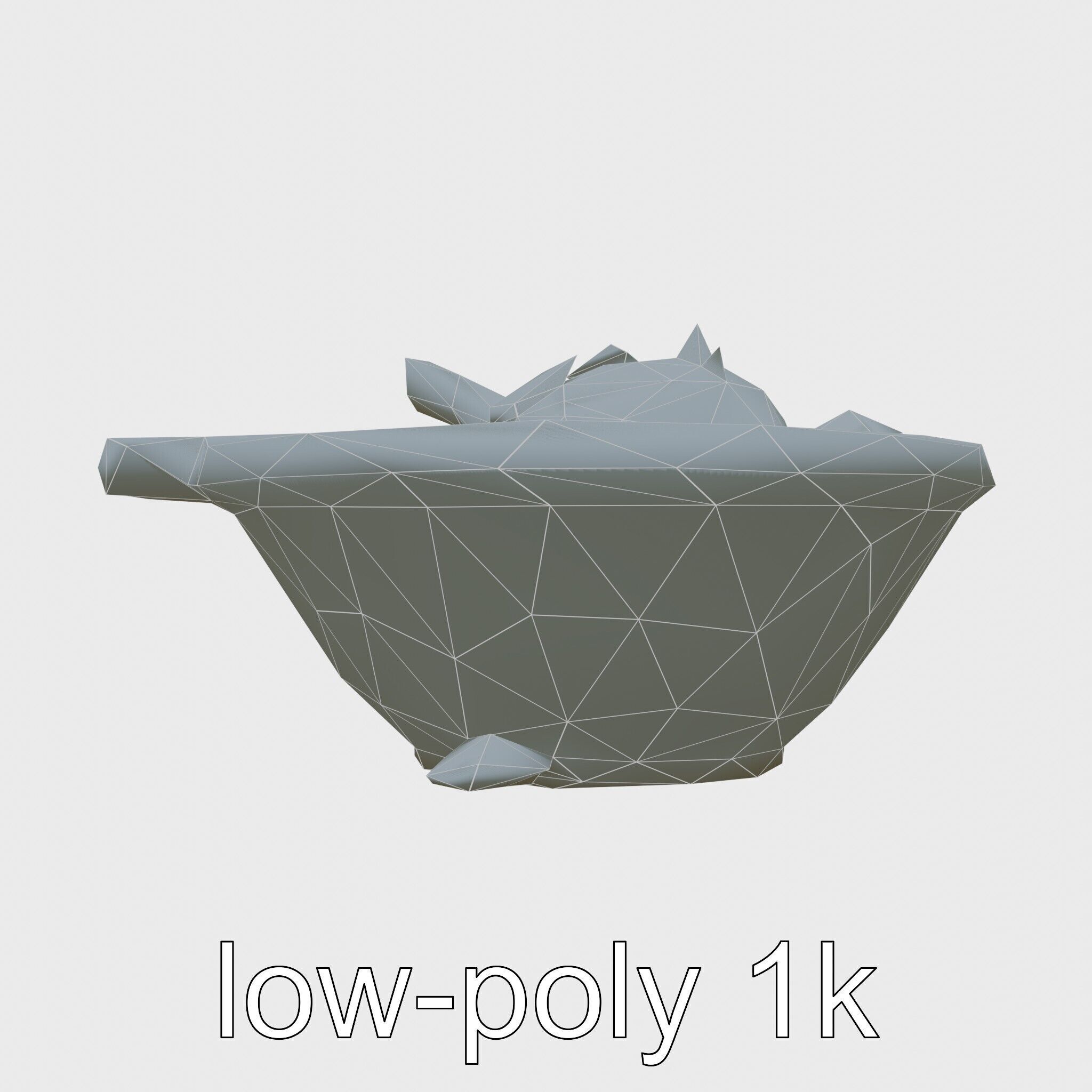 Moroccan Tagine Cooked Lamb Model Pack Low-poly 3D model_22