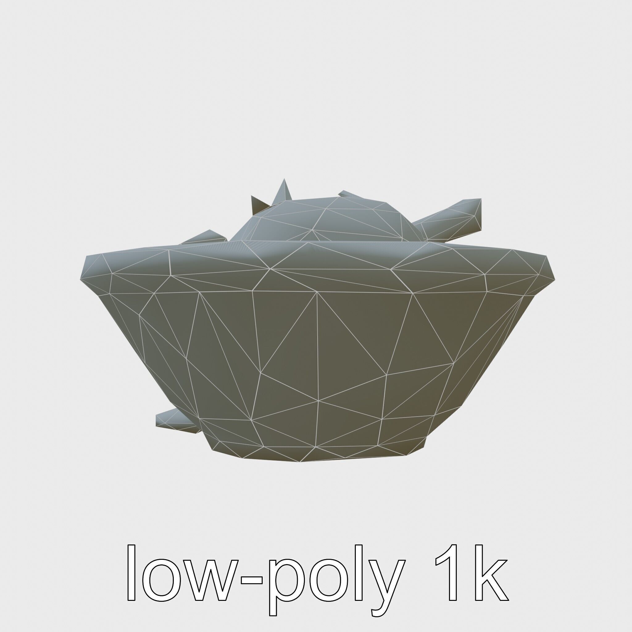 Moroccan Tagine Cooked Lamb Model Pack Low-poly 3D model_14