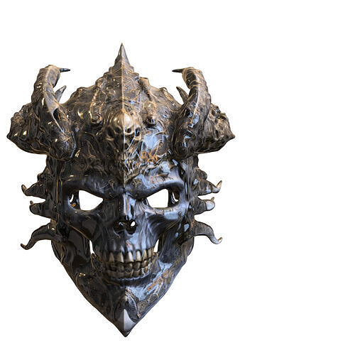 Infernal Warrior Mask 3D model