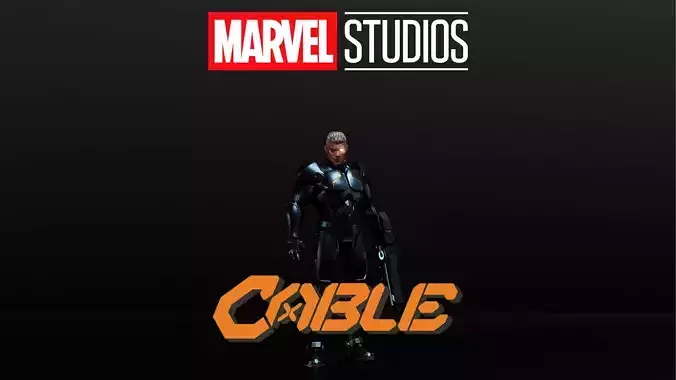 Cable Low-poly 3D model