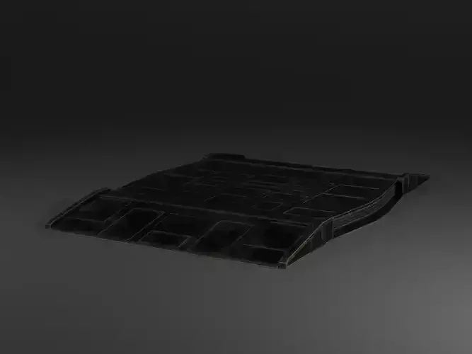 Futuristic space-like plattform