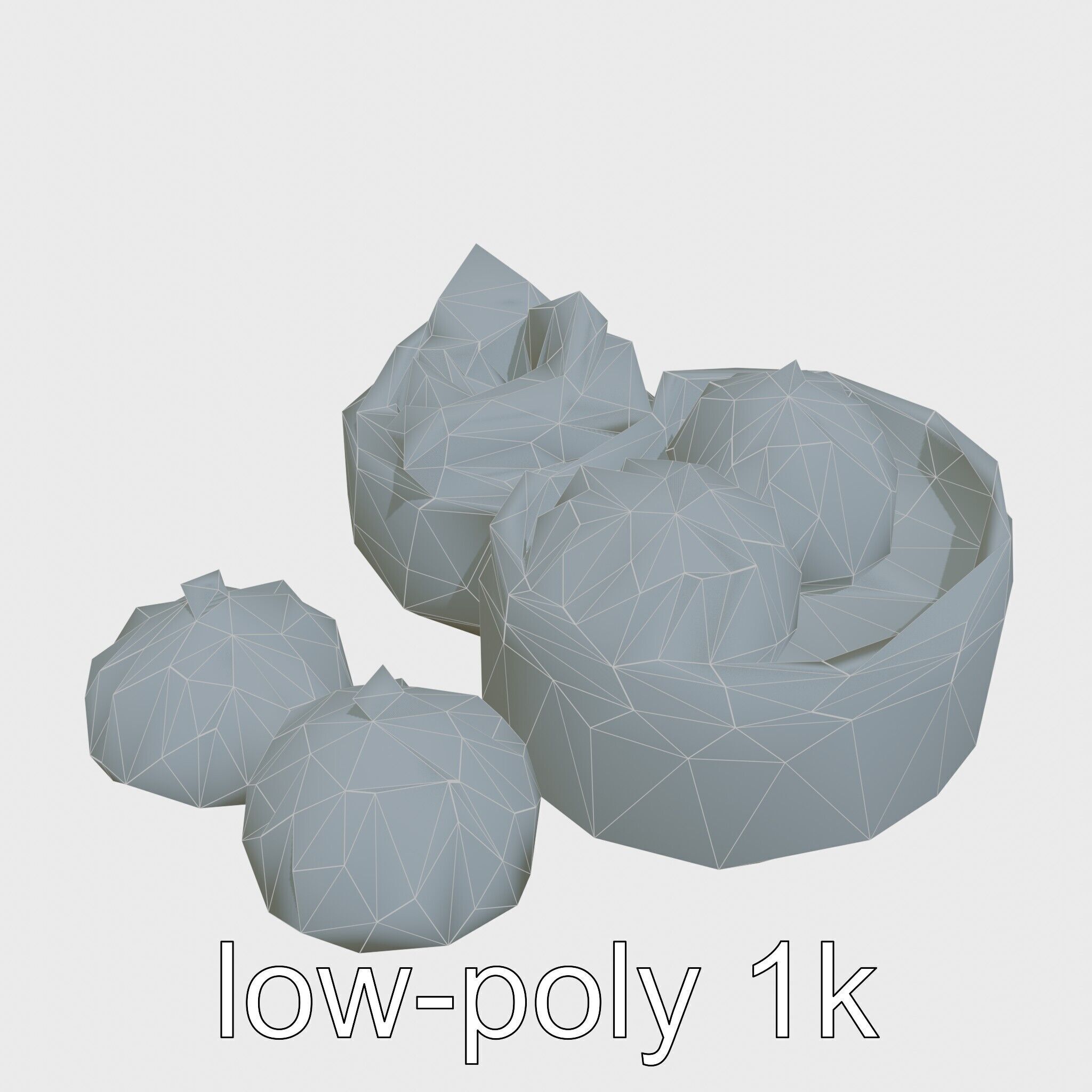 Dim Sum Feast Steamer model pack Low-poly 3D model_26