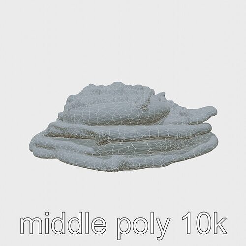 Russian Blini Pancakes with Toppings model pack Low-poly 3D model 7