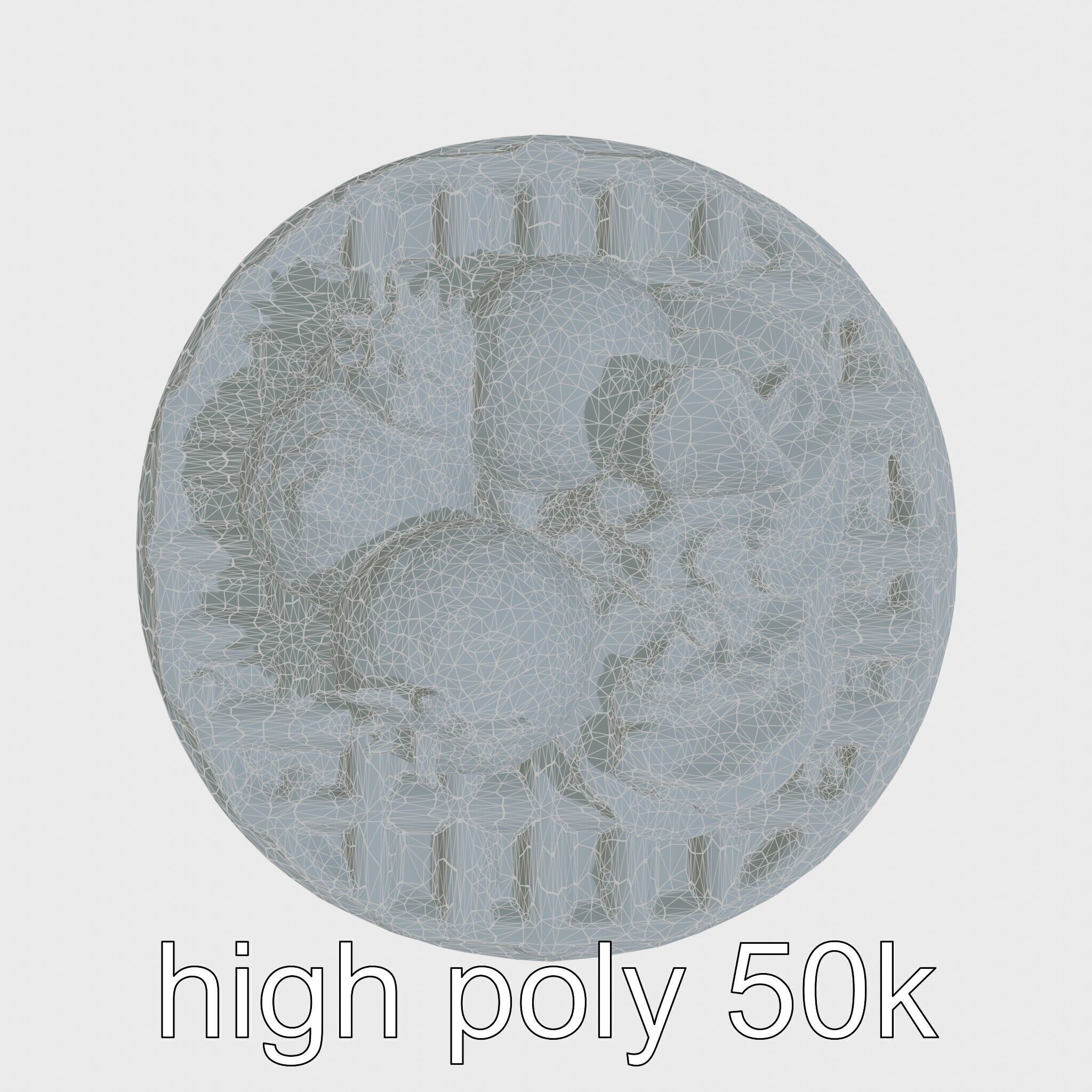 Belgian Waffles with Strawberries Model Pack Low-poly 3D model_32