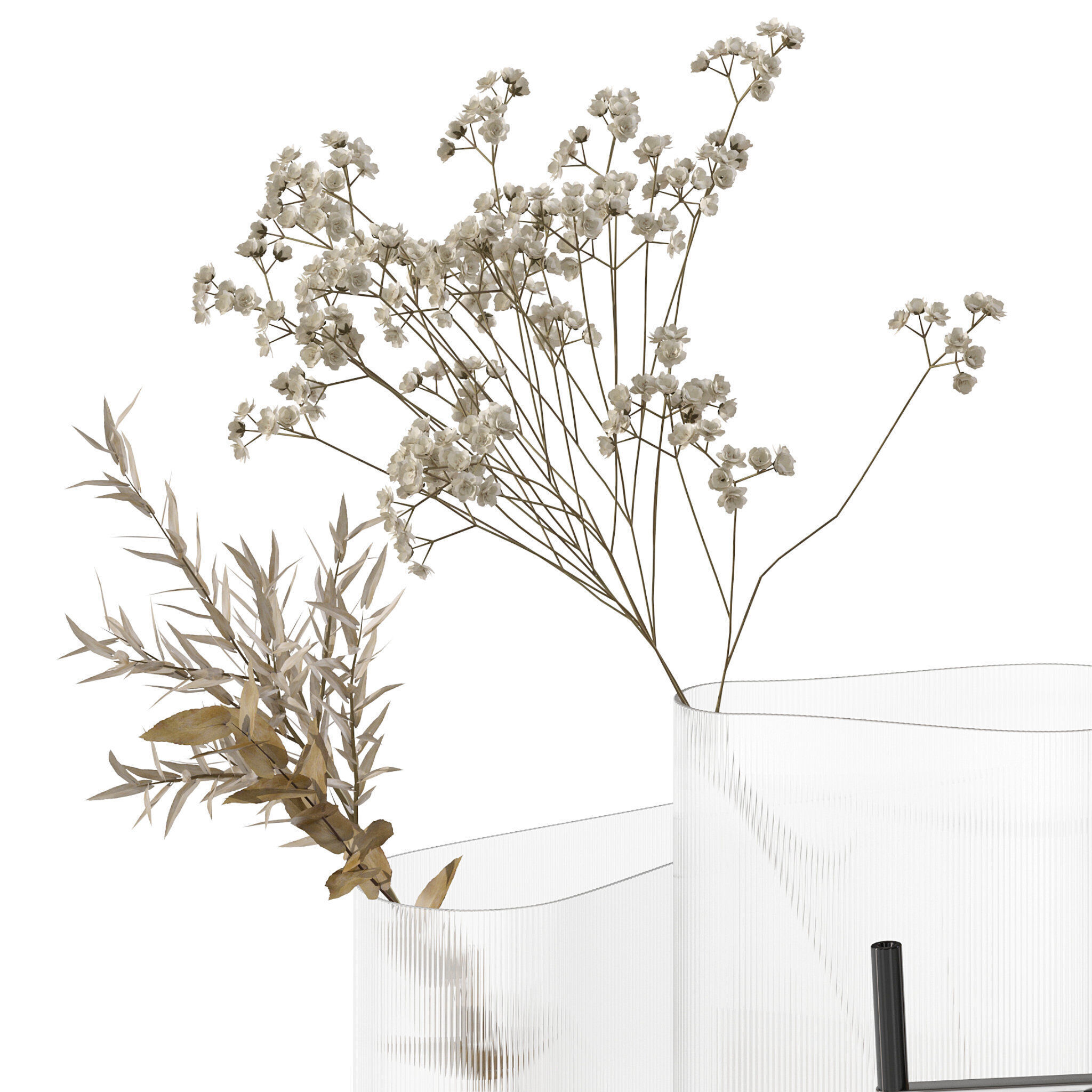 Coffee set 15 - tray pot cup books bouquet pot lamp 3D model_6