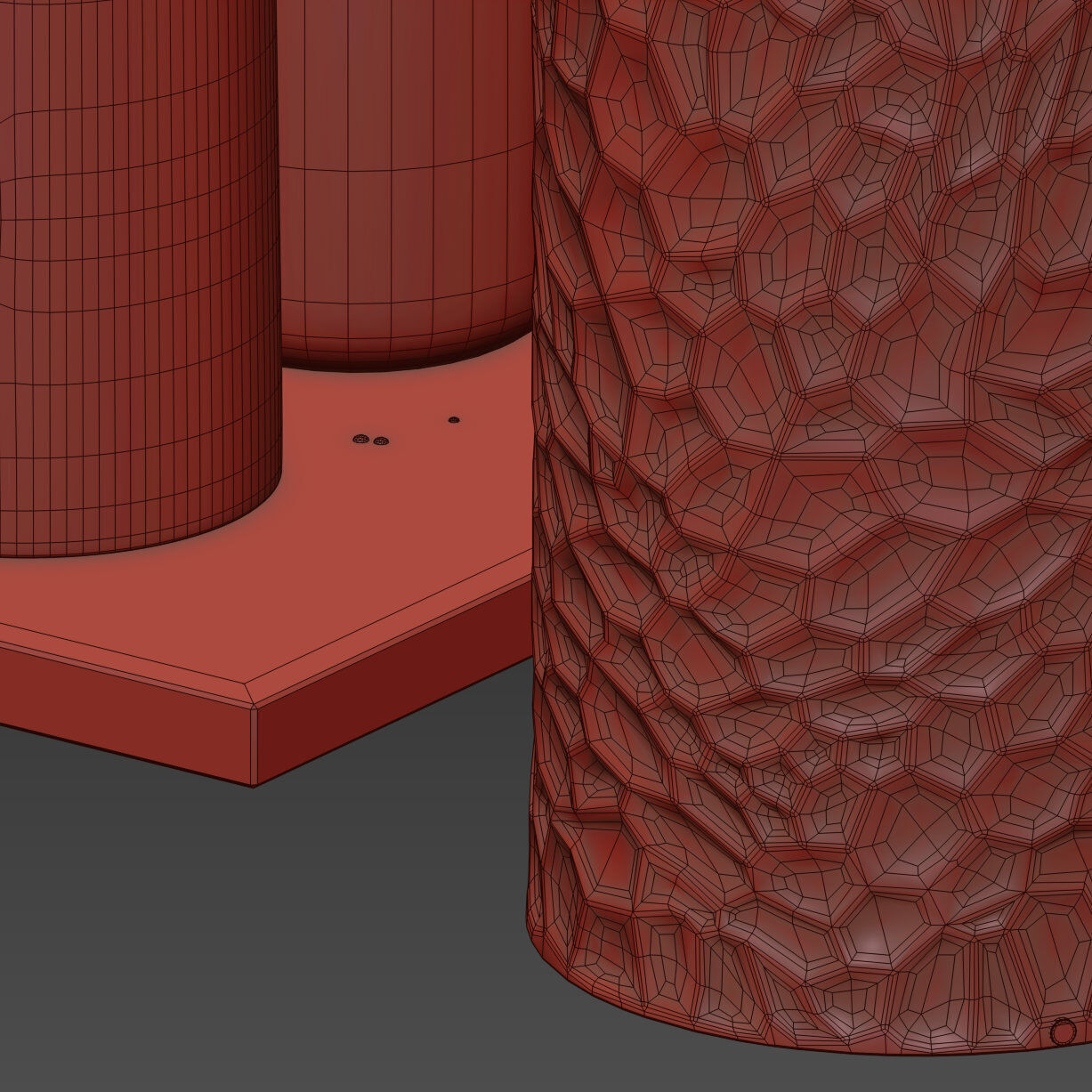 Coffee set 15 - tray pot cup books bouquet pot lamp 3D model_26