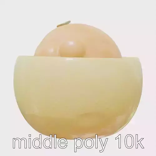 Gourmet Molecular Foam Dessert Sculpture model pack