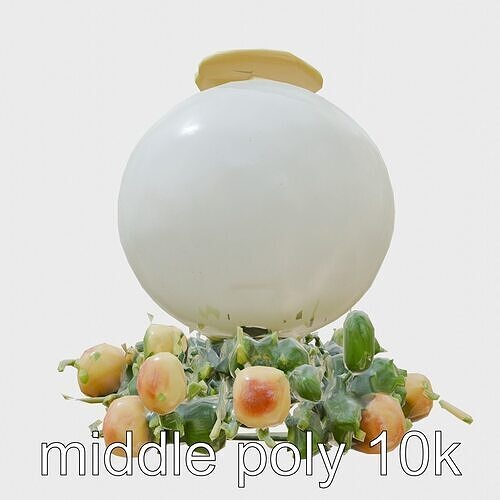 Gourmet Parmesan Truffle Sphere model pack Low-poly 3D model