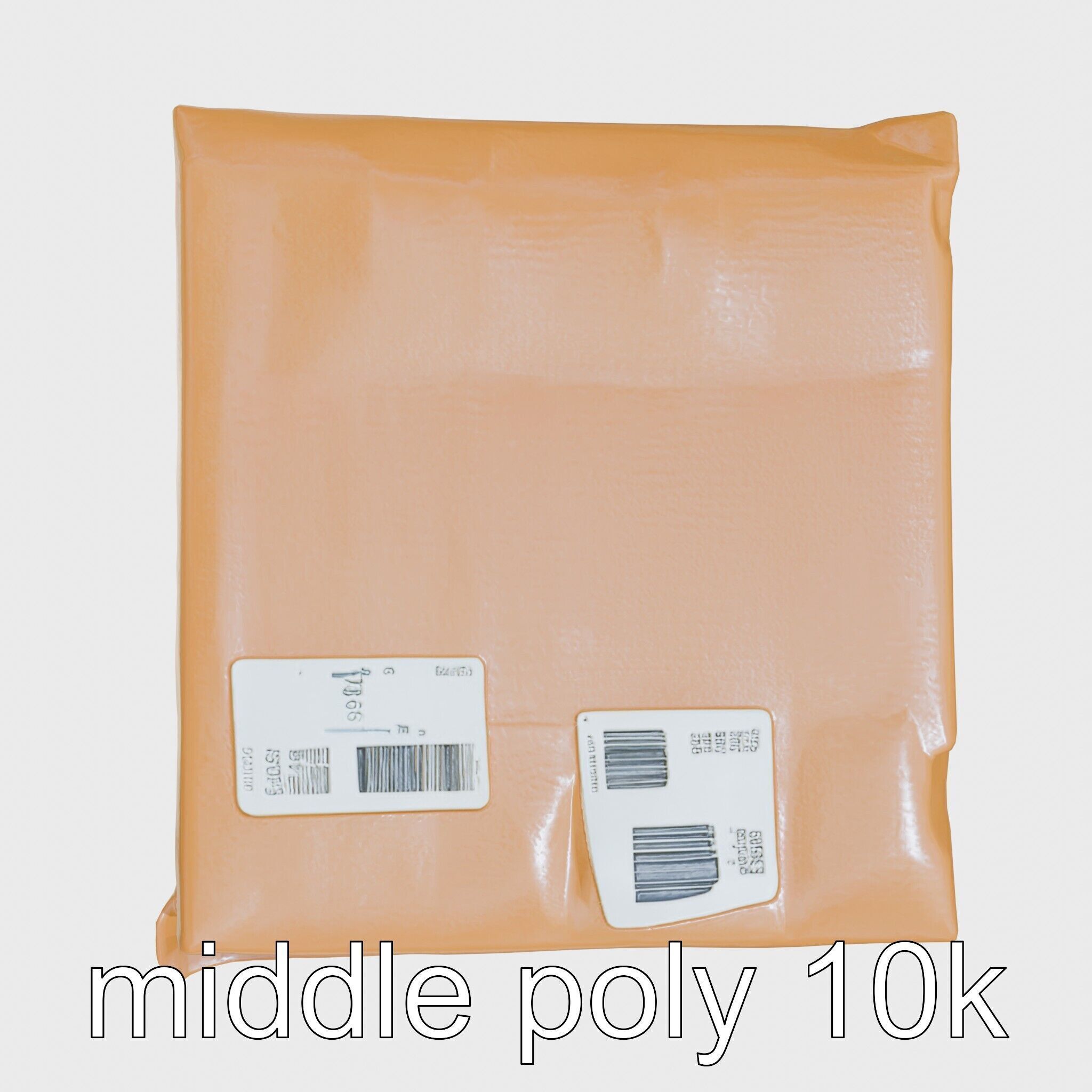 Postal Package Realistic Box Simulations model pack Low-poly 3D model_20