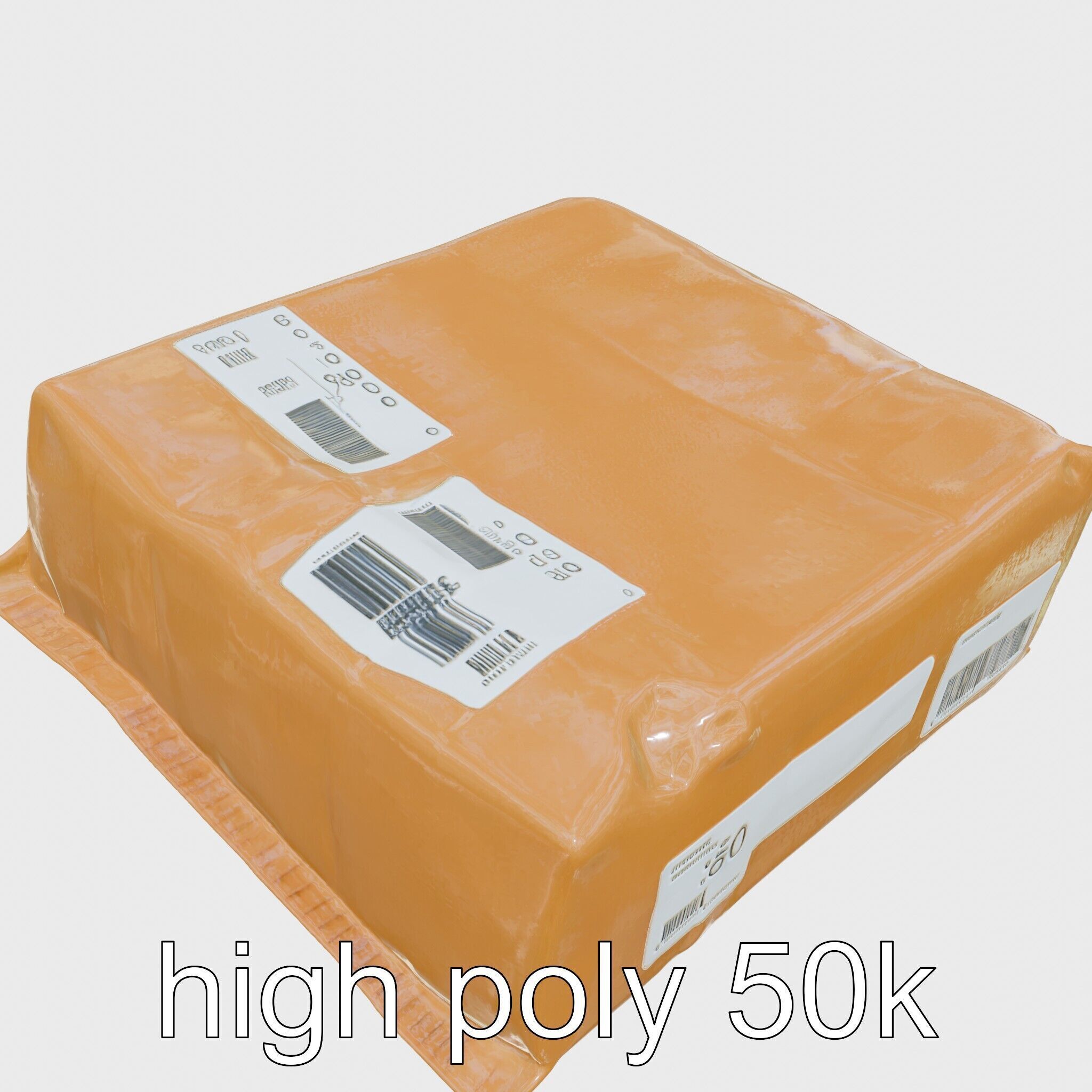 Postal Package Realistic Box Simulations model pack Low-poly 3D model_11