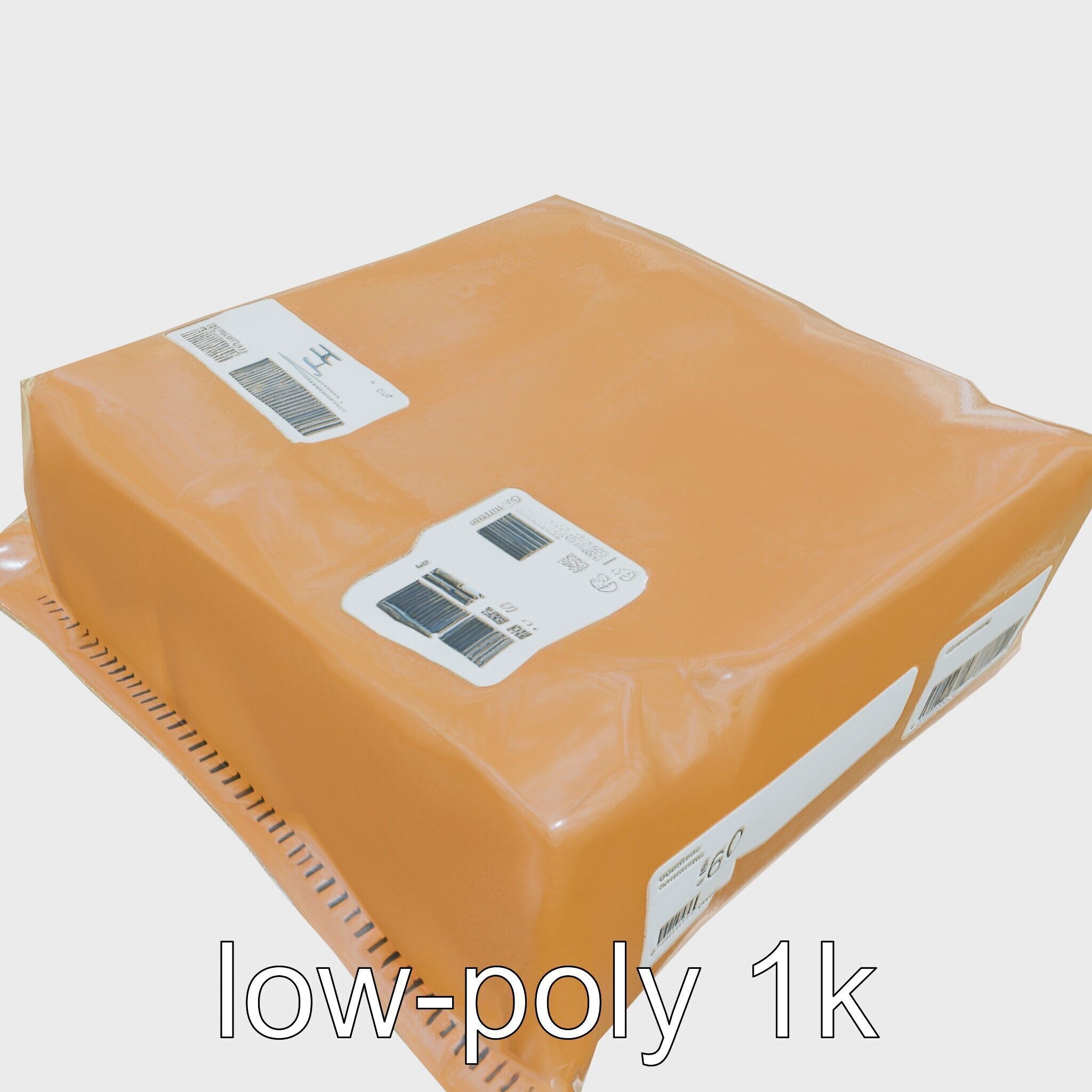 Postal Package Realistic Box Simulations model pack Low-poly 3D model_14