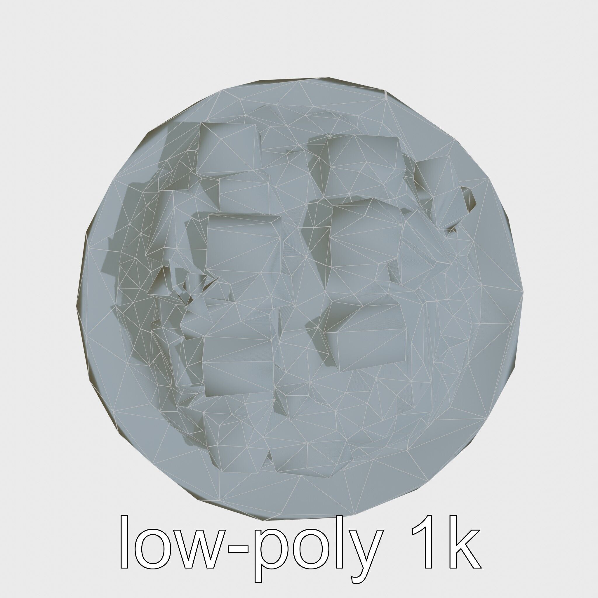 Thai Green Curry Chicken Dish 3D Model Pack Low-poly 3D model_18