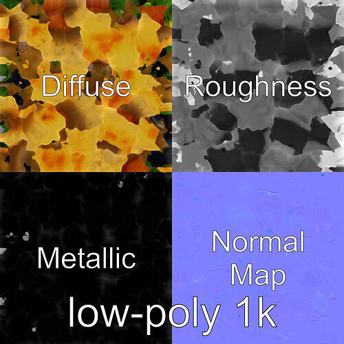Truffle Soup Bowl Model Pack Low-poly 3D model 2