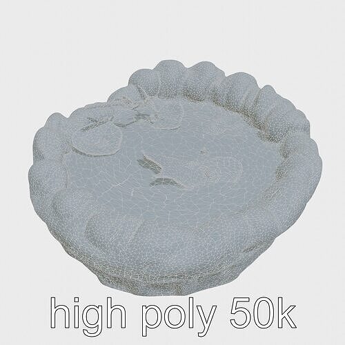 Truffle Soup Bowl Model Pack Low-poly 3D model 6
