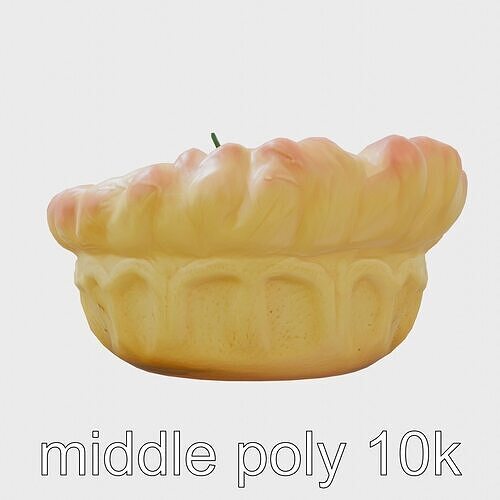 Truffle Soup Bowl Model Pack Low-poly 3D model