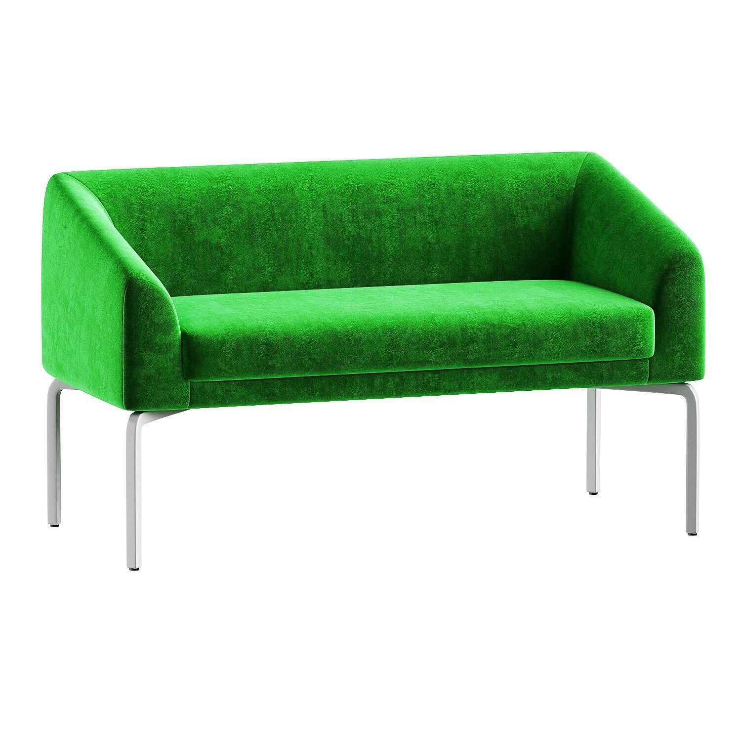 sofa yellow 3D model_1