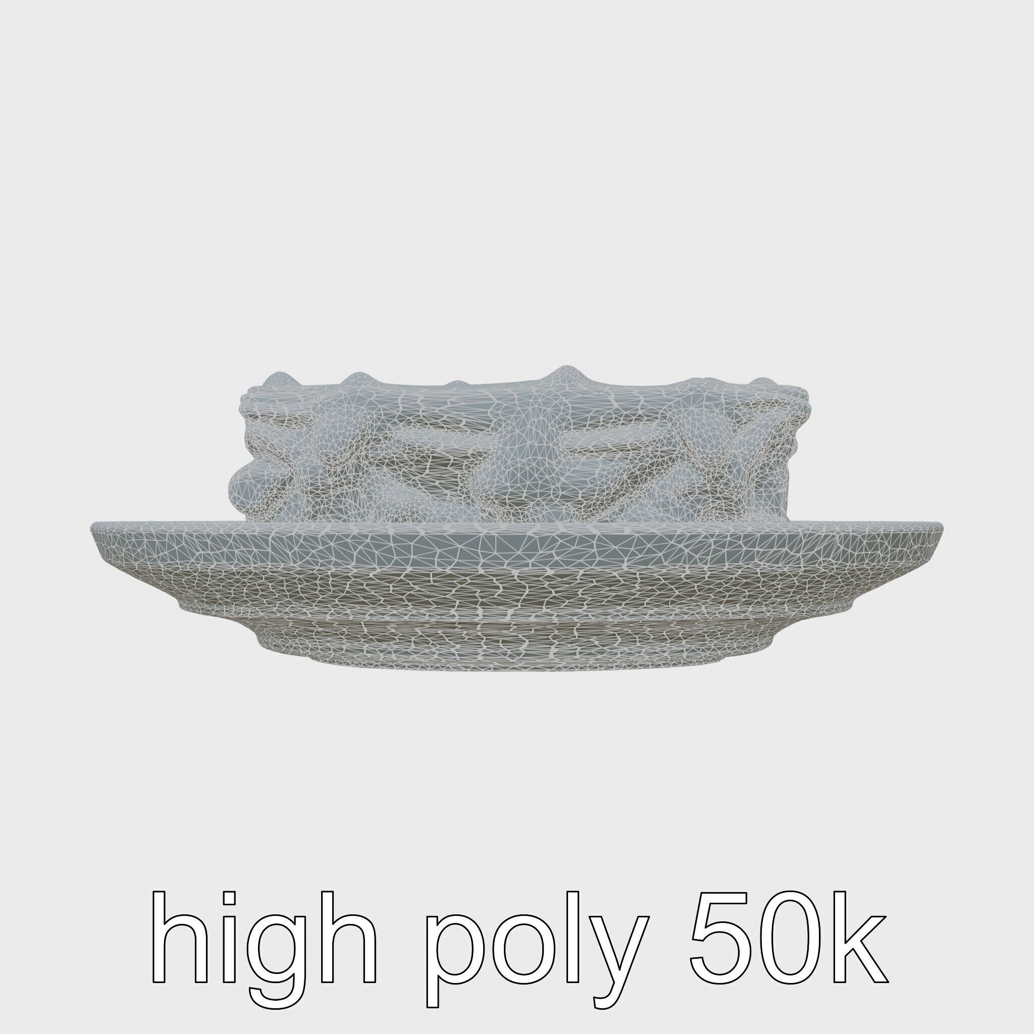 Greek Moussaka Casserole 3D Model Pack Low-poly 3D model_19