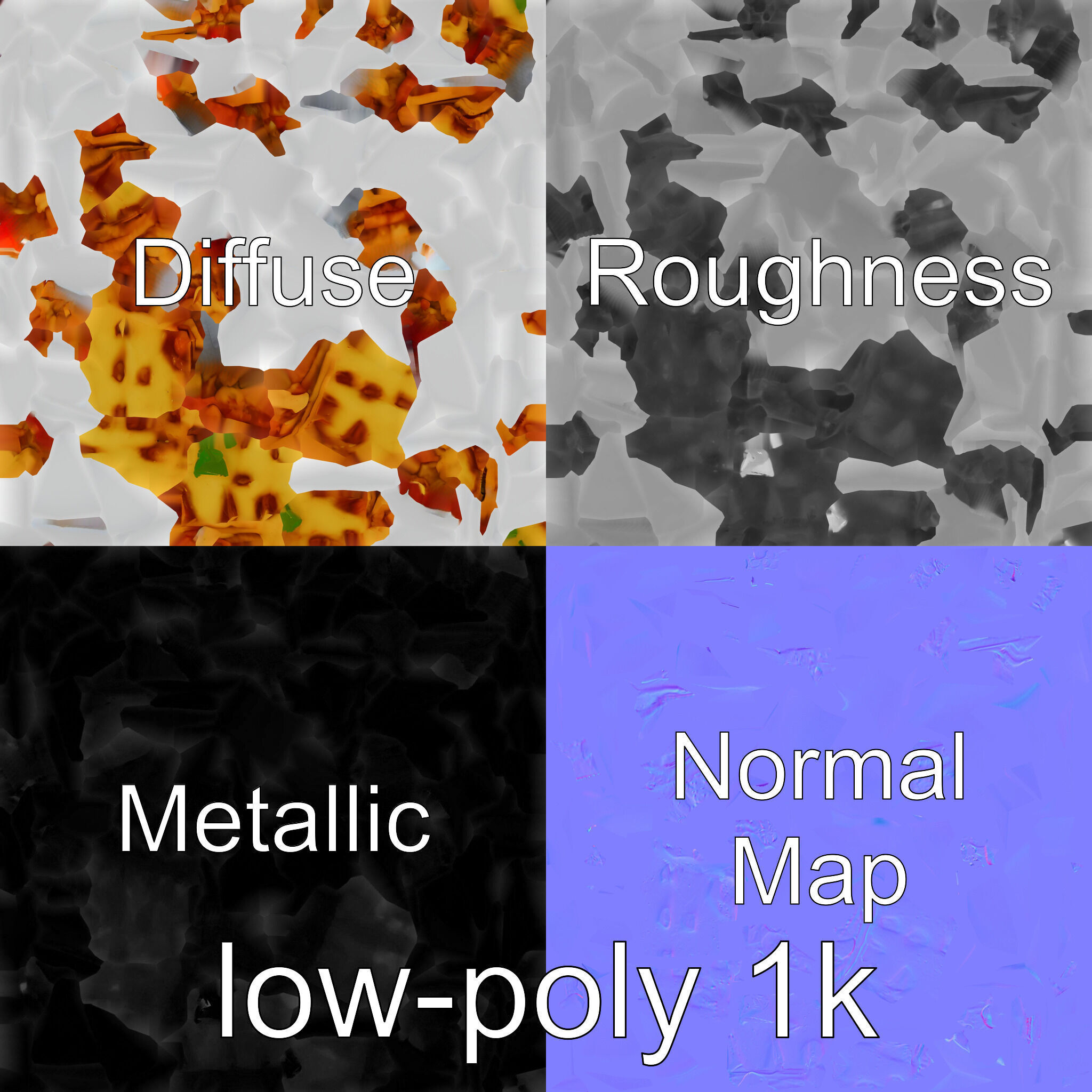 Greek Moussaka Casserole 3D Model Pack Low-poly 3D model_4