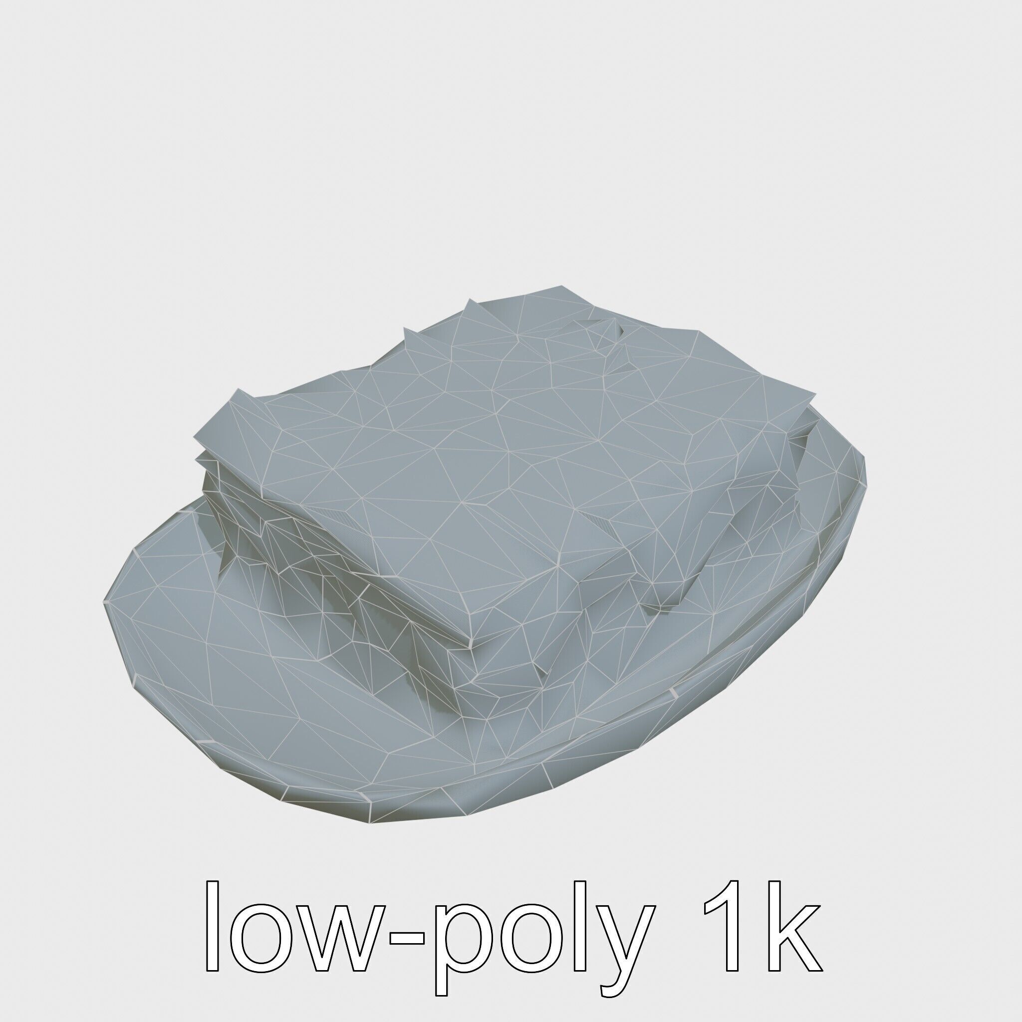 Greek Moussaka Casserole 3D Model Pack Low-poly 3D model_22