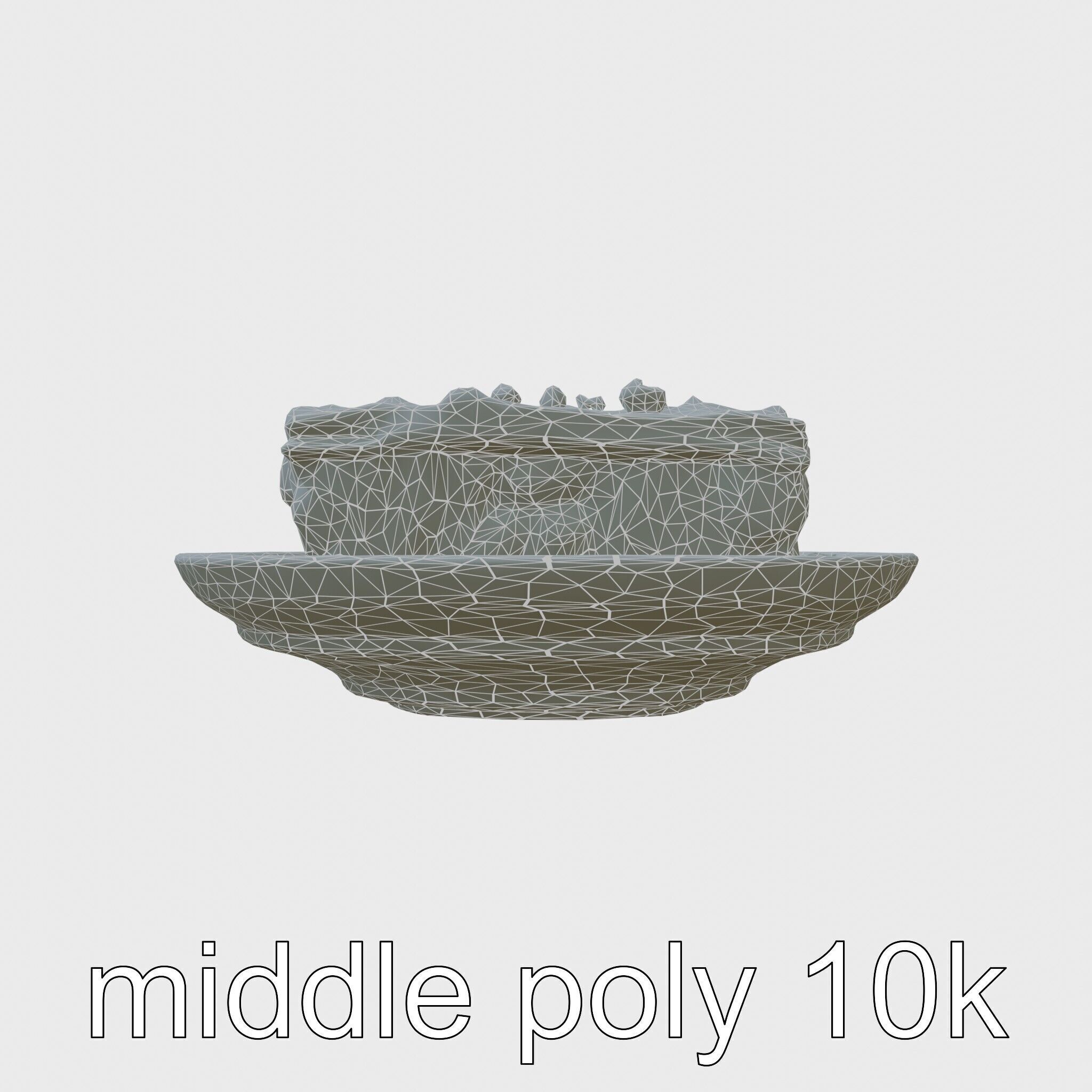 Greek Moussaka Casserole 3D Model Pack Low-poly 3D model_9