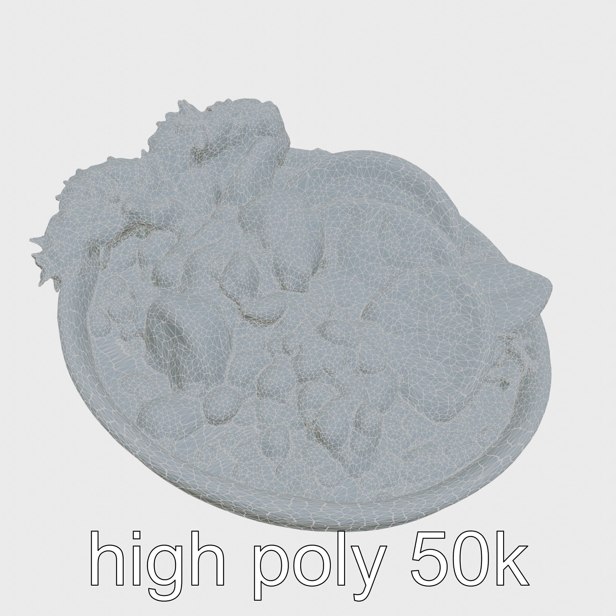 Brazilian Feijoada Stew Interactive 3D model pack Low-poly 3D model_30