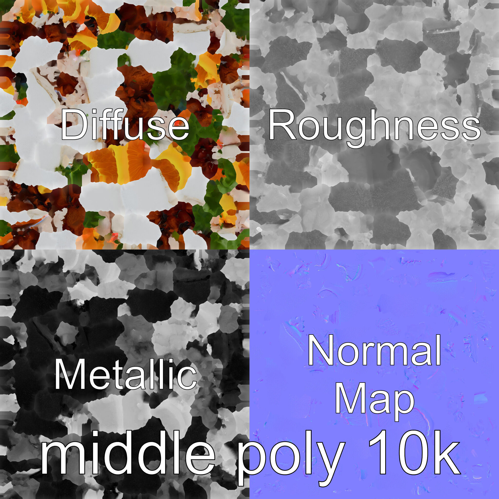 Brazilian Feijoada Stew Interactive 3D model pack Low-poly 3D model_22