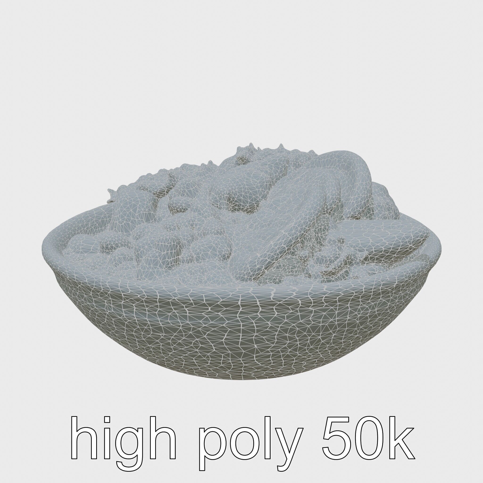 Brazilian Feijoada Stew Interactive 3D model pack Low-poly 3D model_31