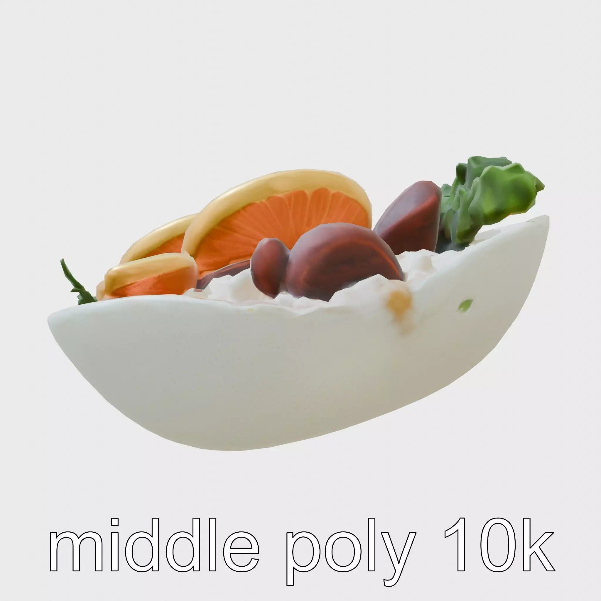 Brazilian Feijoada Stew Interactive 3D model pack Low-poly 3D model_0