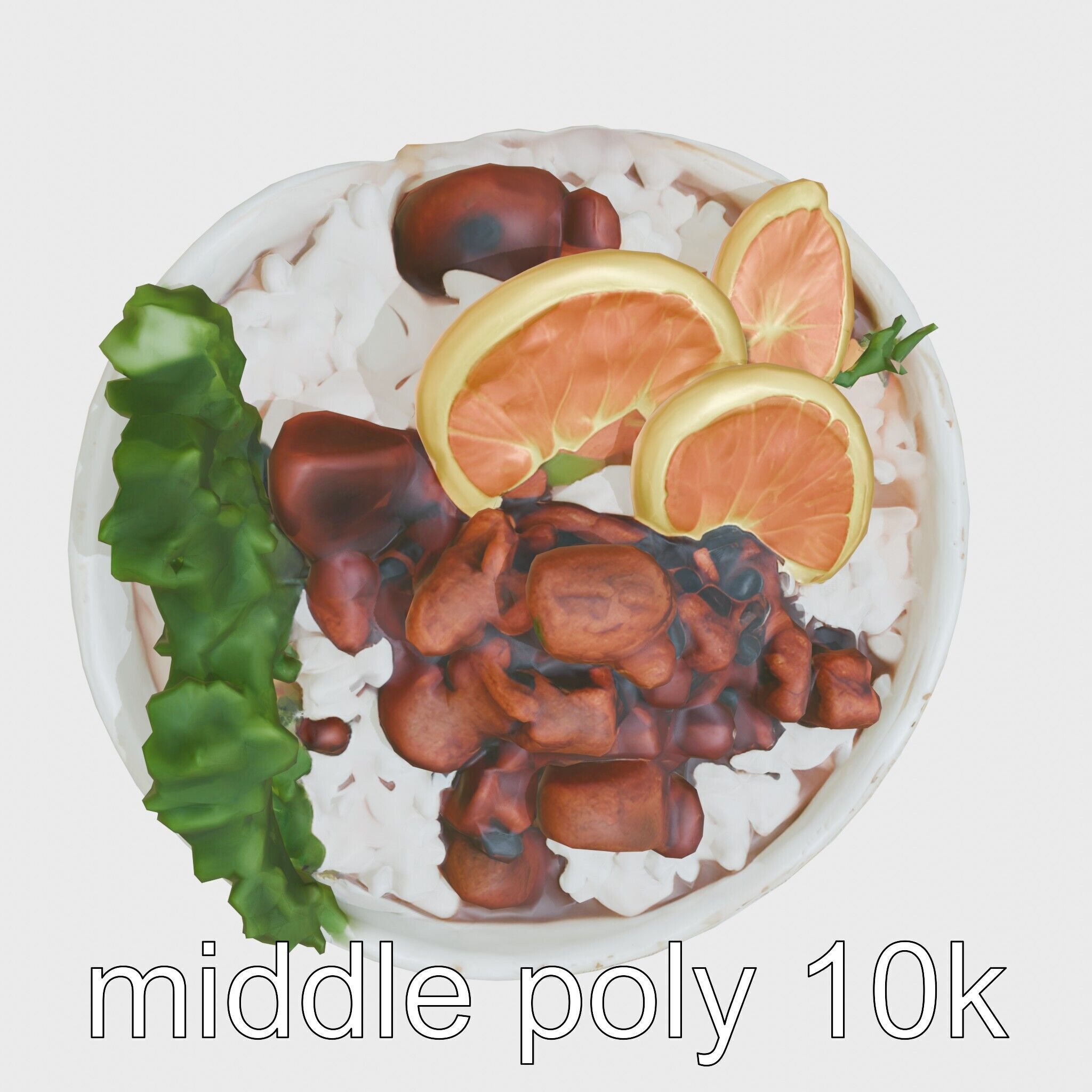 Brazilian Feijoada Stew Interactive 3D model pack Low-poly 3D model_24