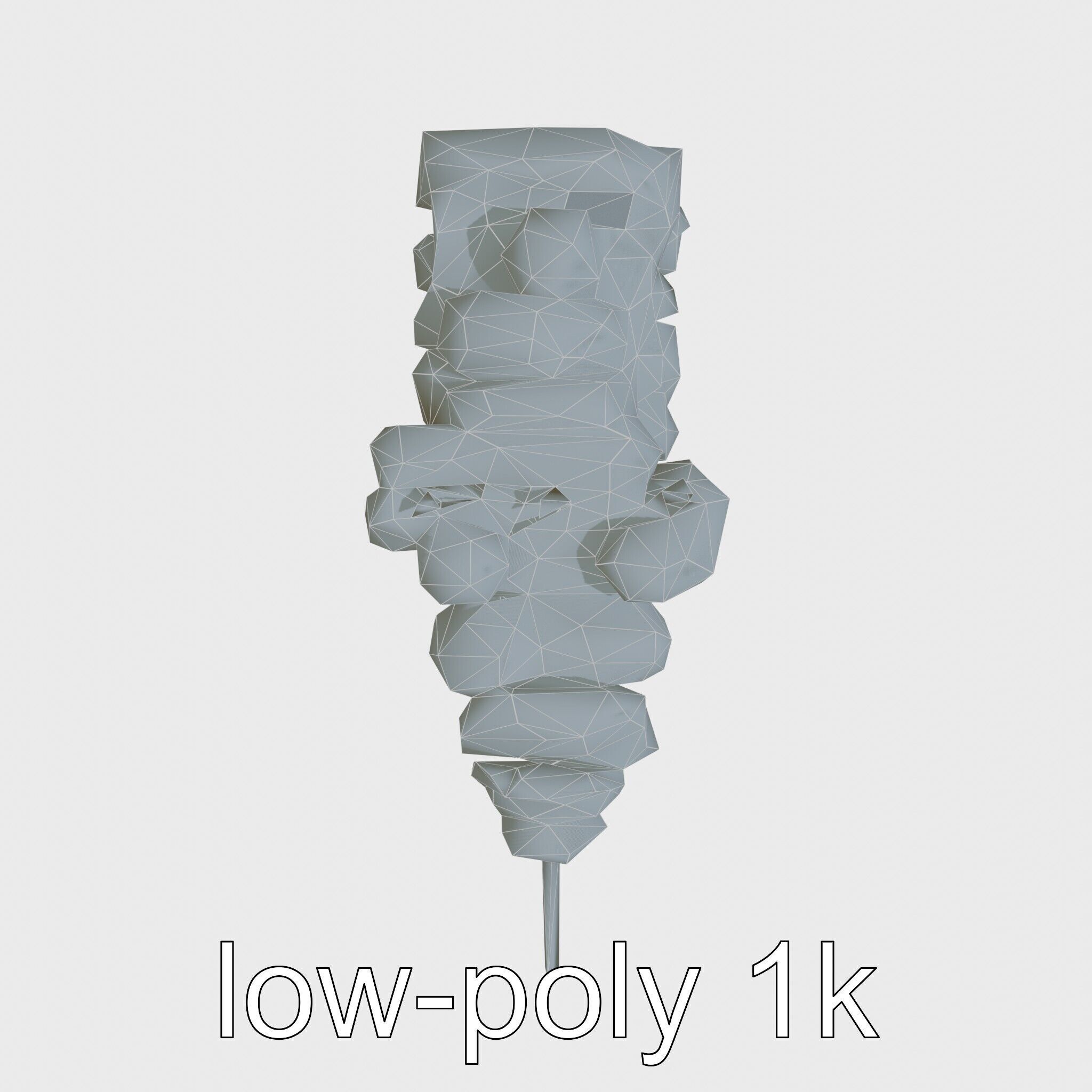 Turkish Kebab Skewer With Lamb And Vegetables model pack Low-poly 3D model_27