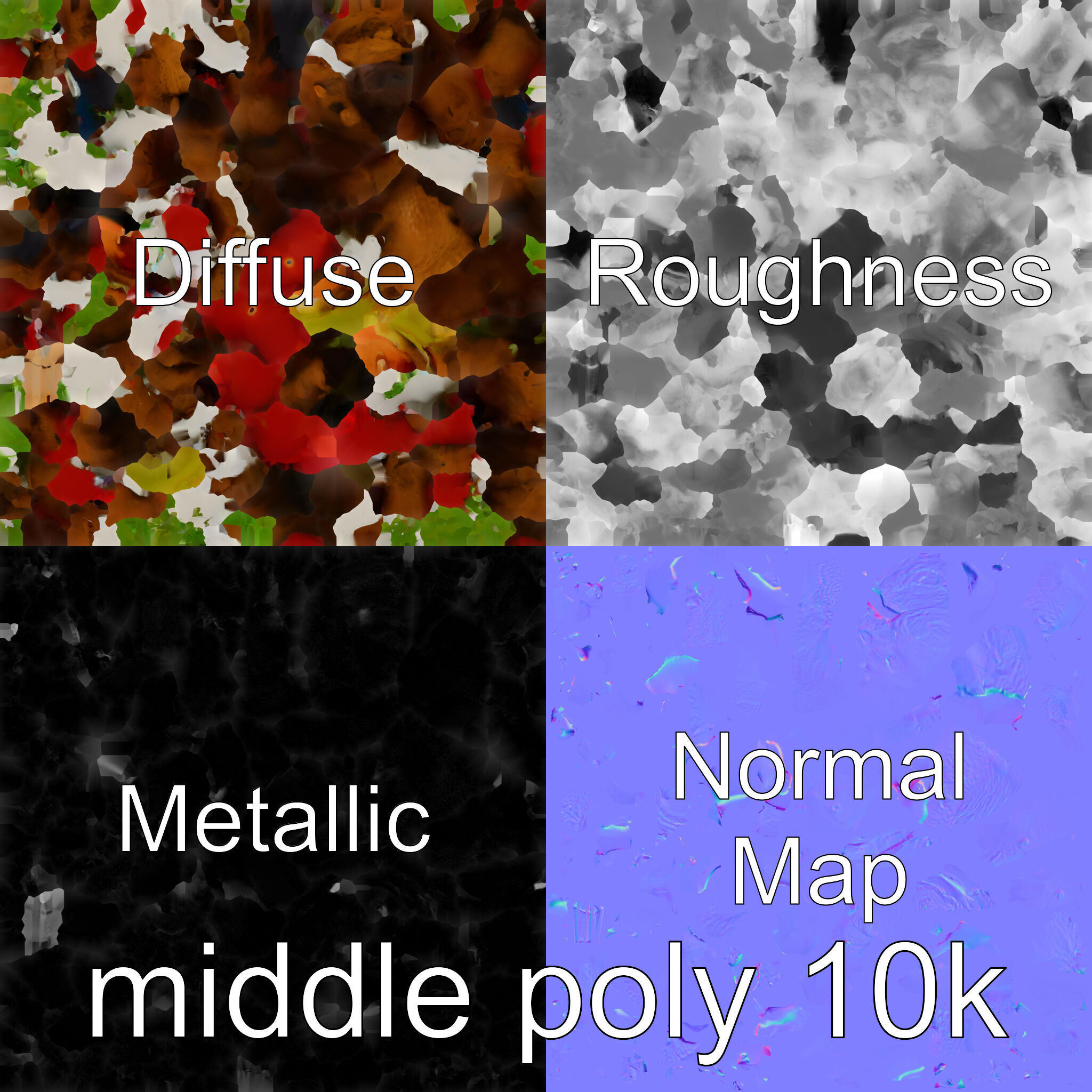 Turkish Kebab Skewer With Lamb And Vegetables model pack Low-poly 3D model_32