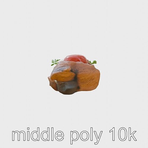 Turkish Kebab Skewer With Lamb And Vegetables model pack Low-poly 3D model
