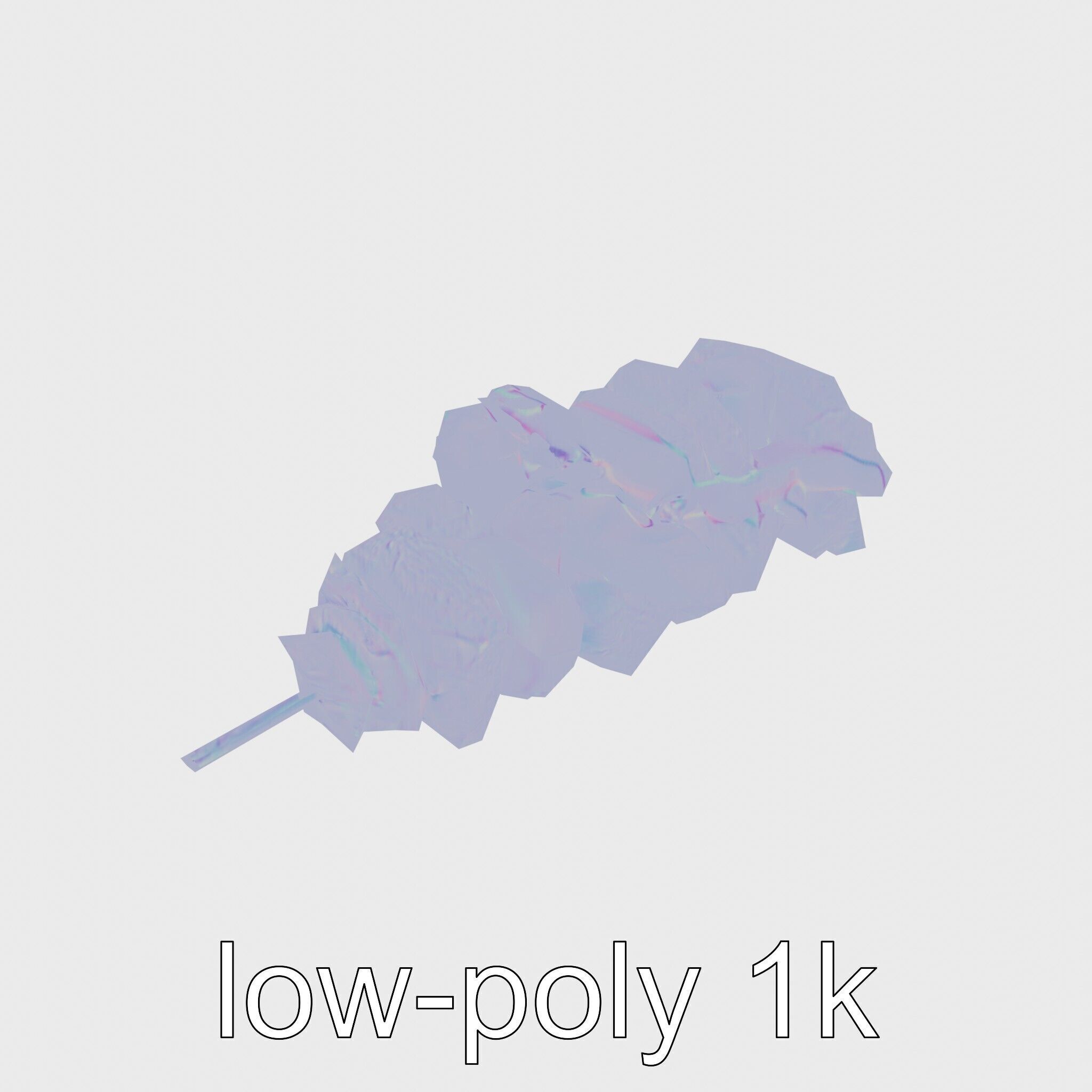 Turkish Kebab Skewer With Lamb And Vegetables model pack Low-poly 3D model_15