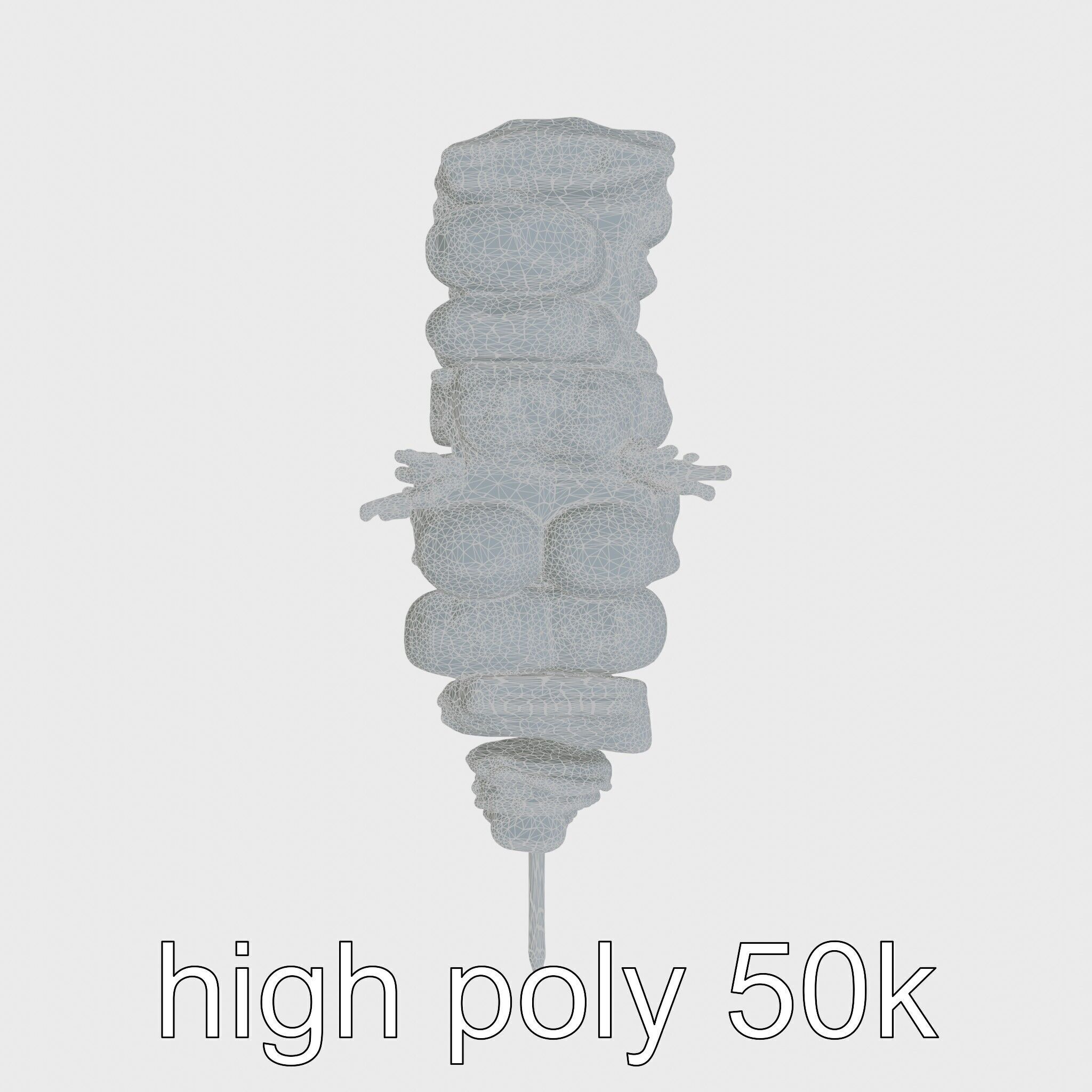 Turkish Kebab Skewer With Lamb And Vegetables model pack Low-poly 3D model_26