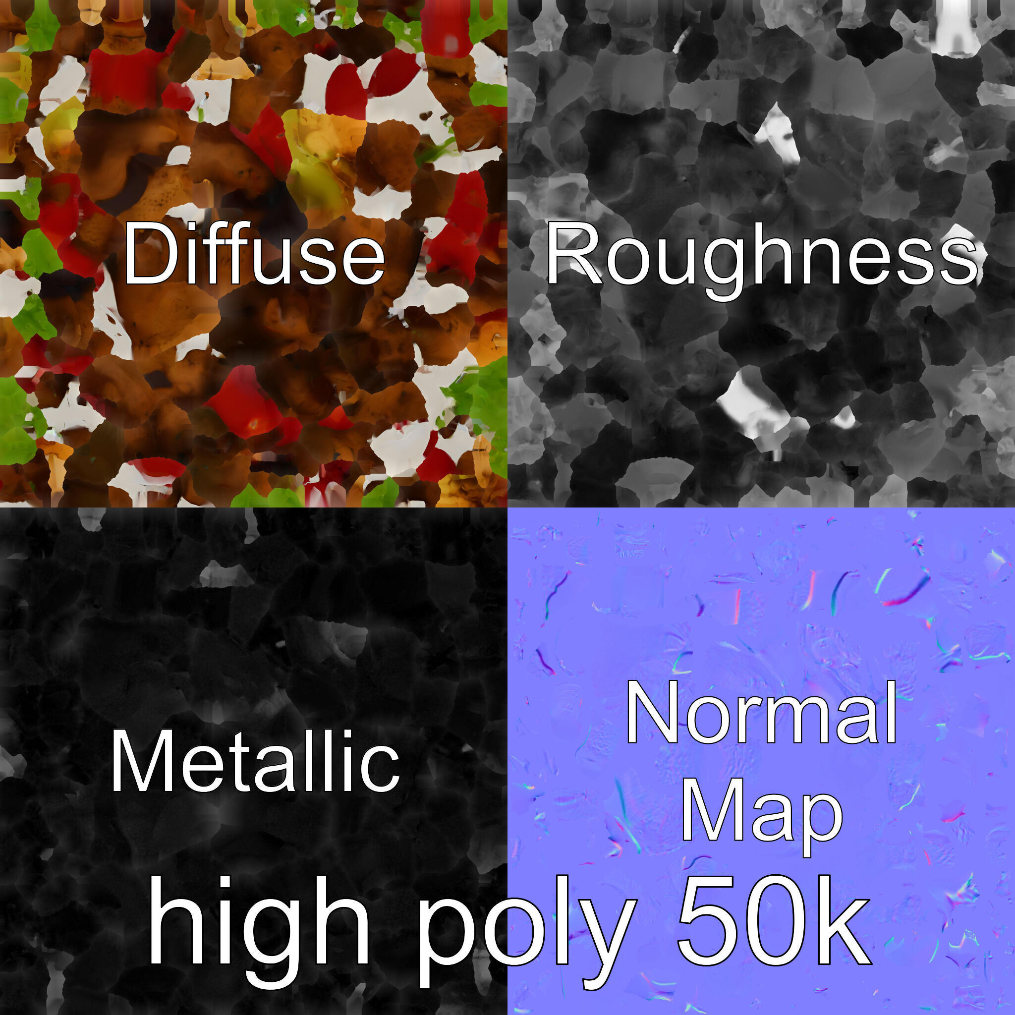 Turkish Kebab Skewer With Lamb And Vegetables model pack Low-poly 3D model_18