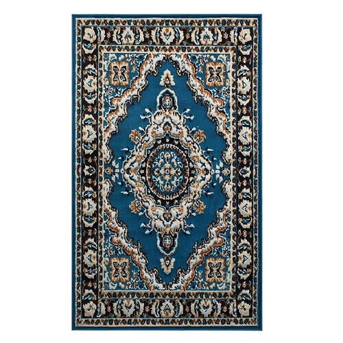 Blue Motif Rustico Carpet with Anti Skid Backing Low-poly 3D model