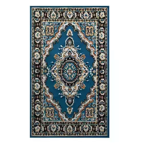 Blue Motif Rustico Carpet with Anti Skid Backing Low-poly 3D model