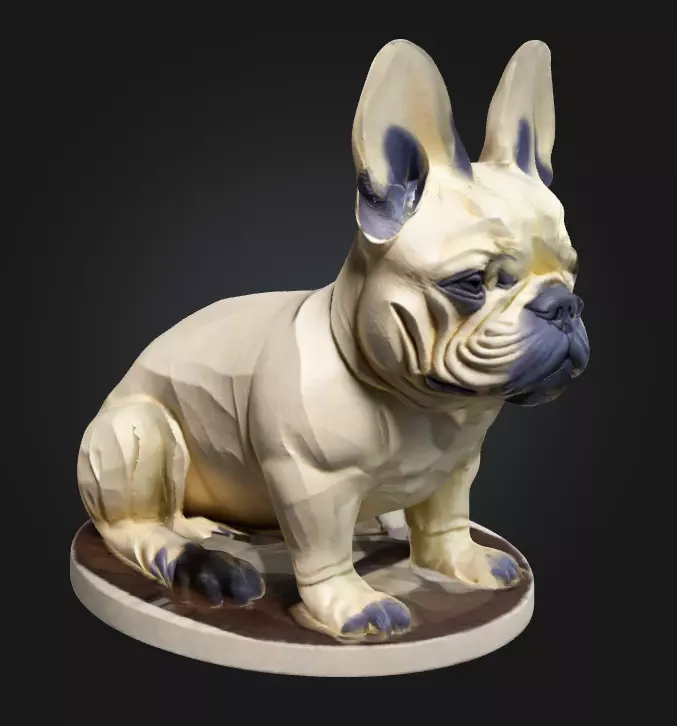 3D Printed French Bulldog Figurine 3D print model