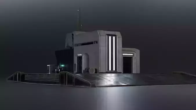Space Futuristic Base Whole Pacakage with Assets